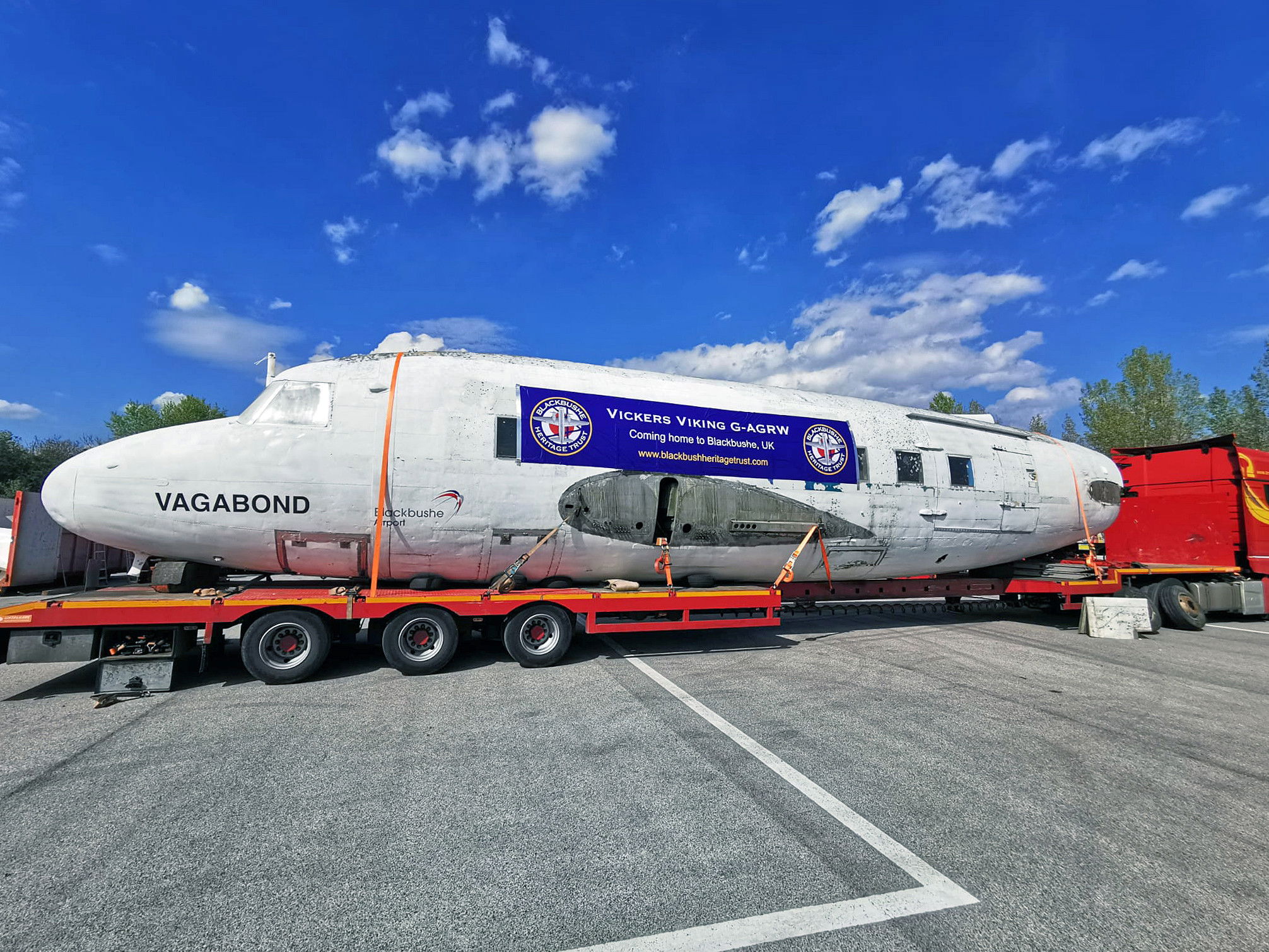 STOP PRESS: Vickers Viking camino de Blackbushe