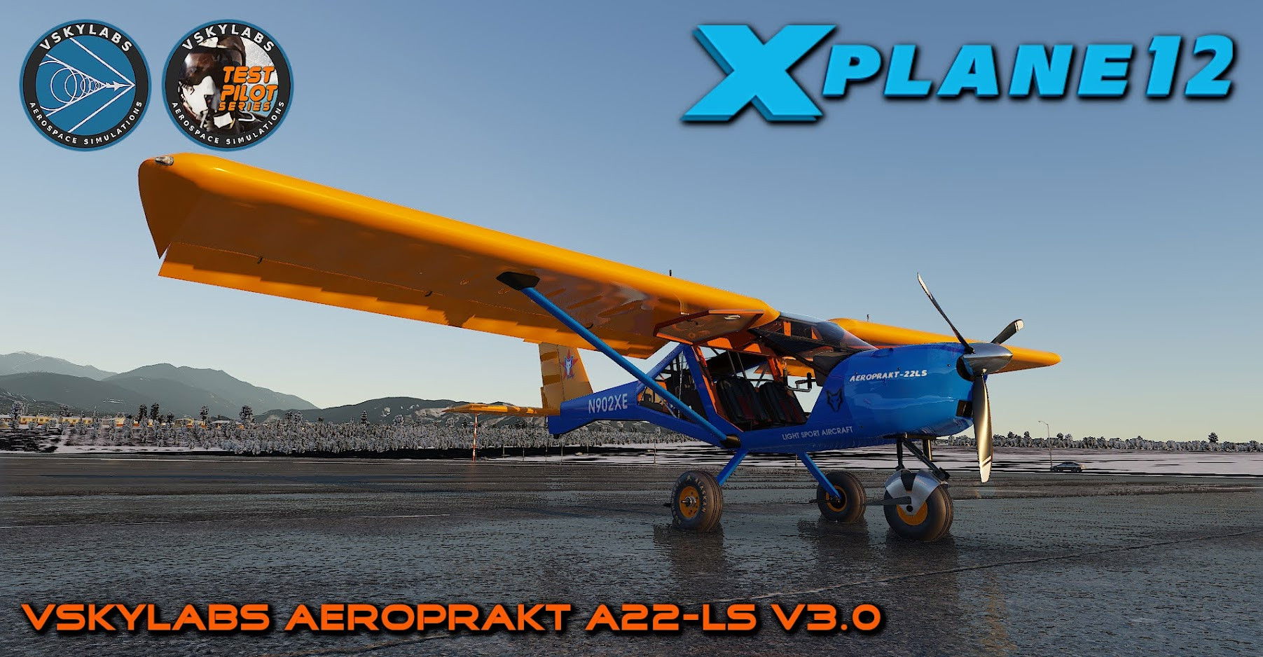 Aeroprakt A22-LS v3.0 actualizado a X-Plane 12