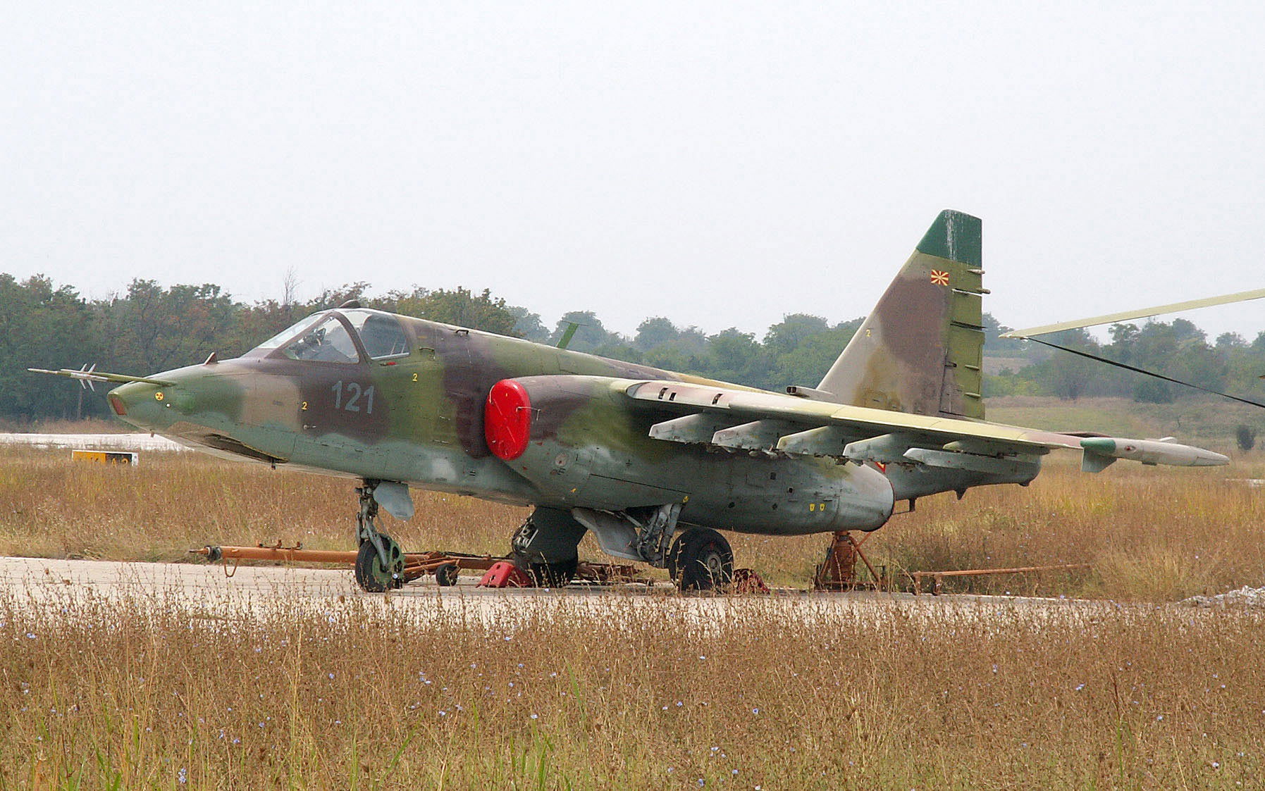 Ukraine restores ex-North Macedonian Su-25 to help fight Russia