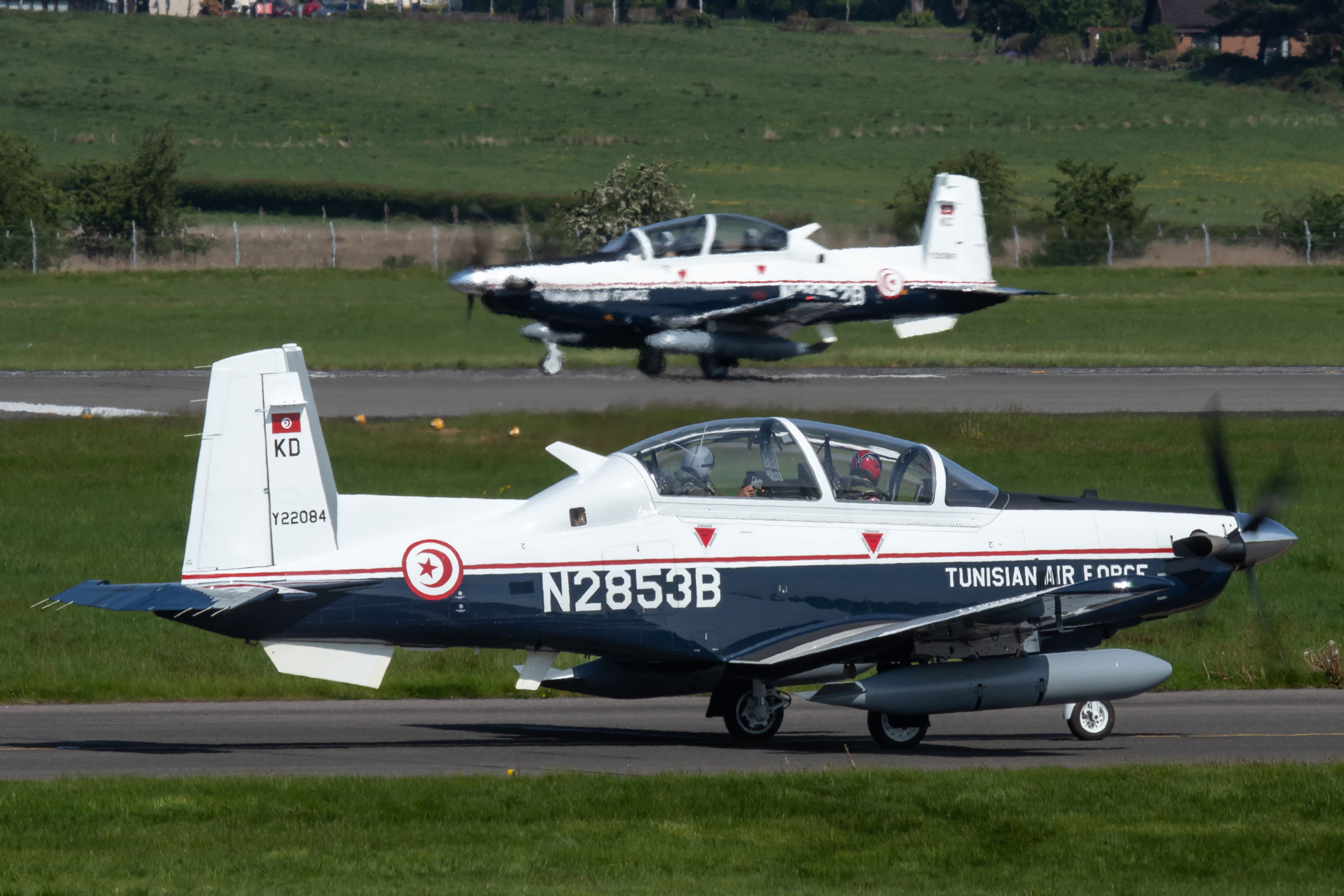 First batch of T-6C Texan IIs head to Tunisia
