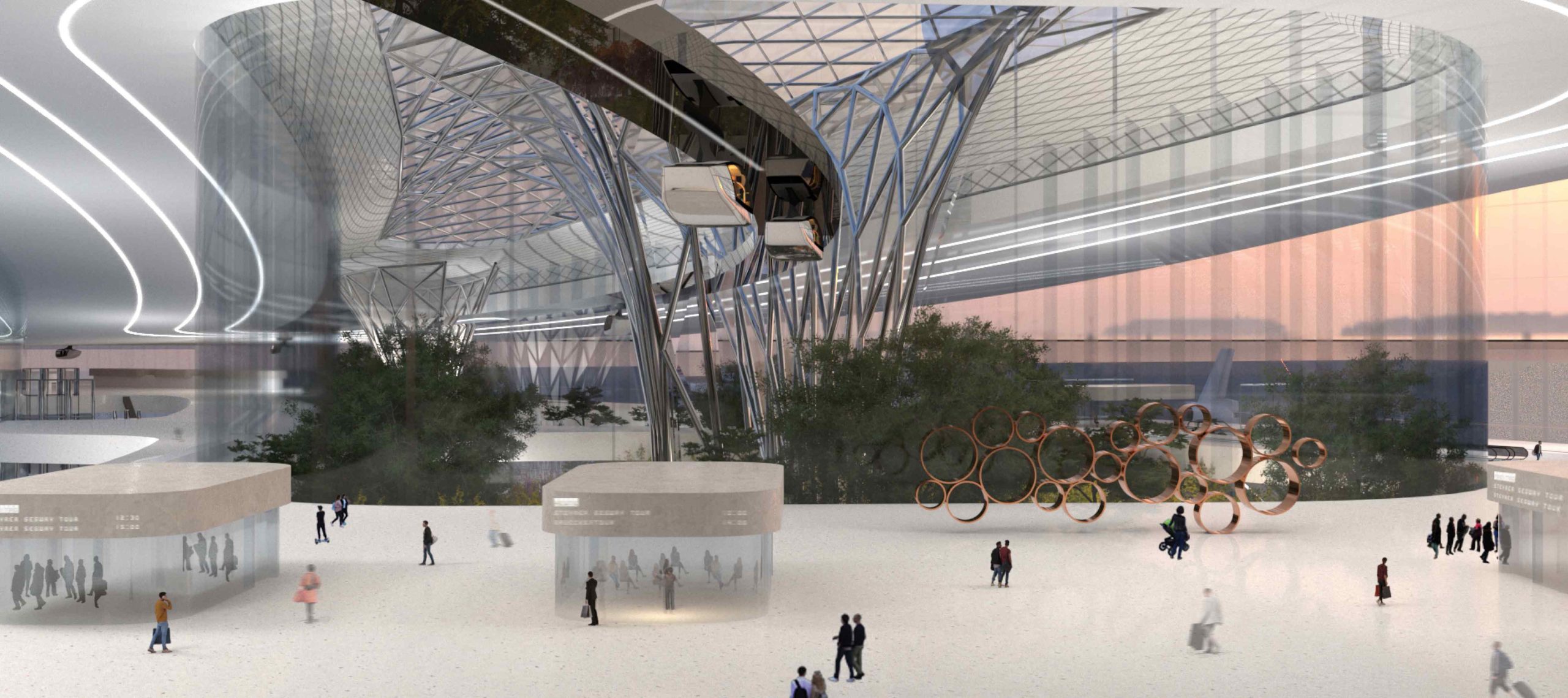 Fentress reveals winning airport designs