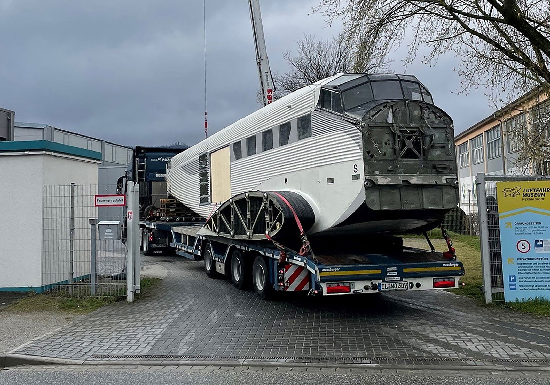 Ju 52 suizo retirado en un museo alemán