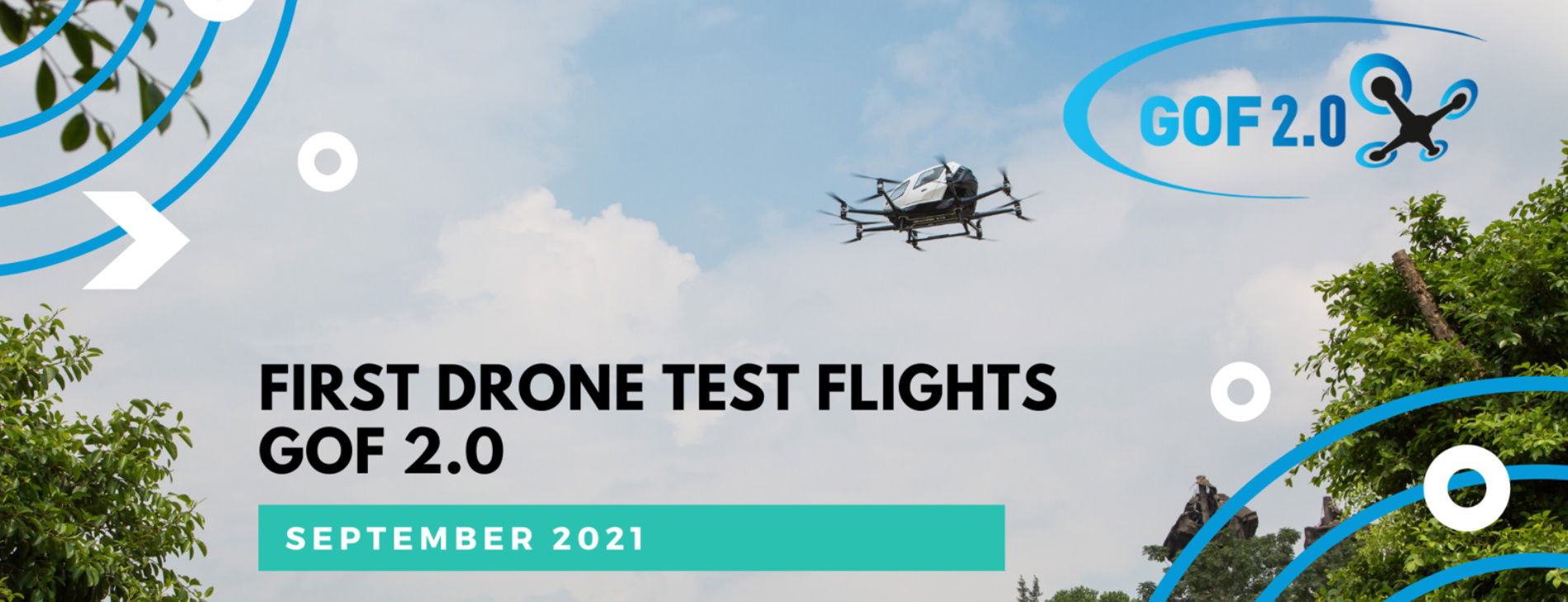 Despegan los primeros vuelos de prueba de drones para el GOF 2.0