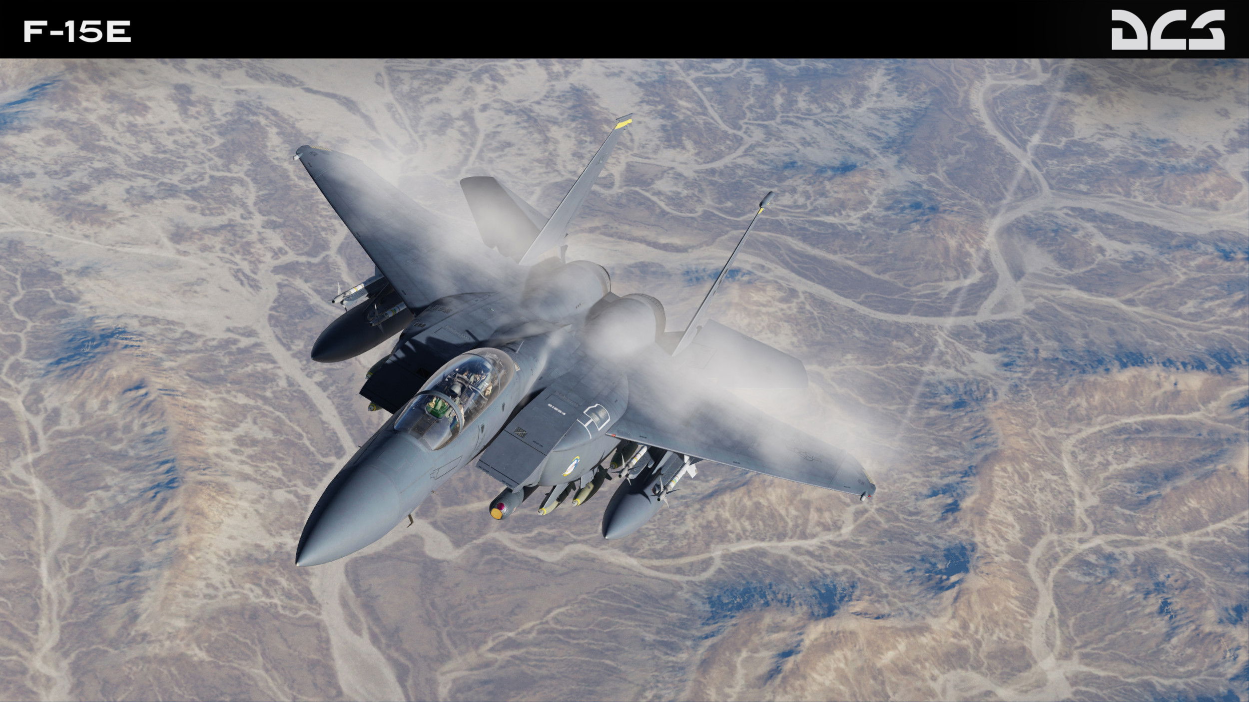 El F-15E aterriza en DCS World