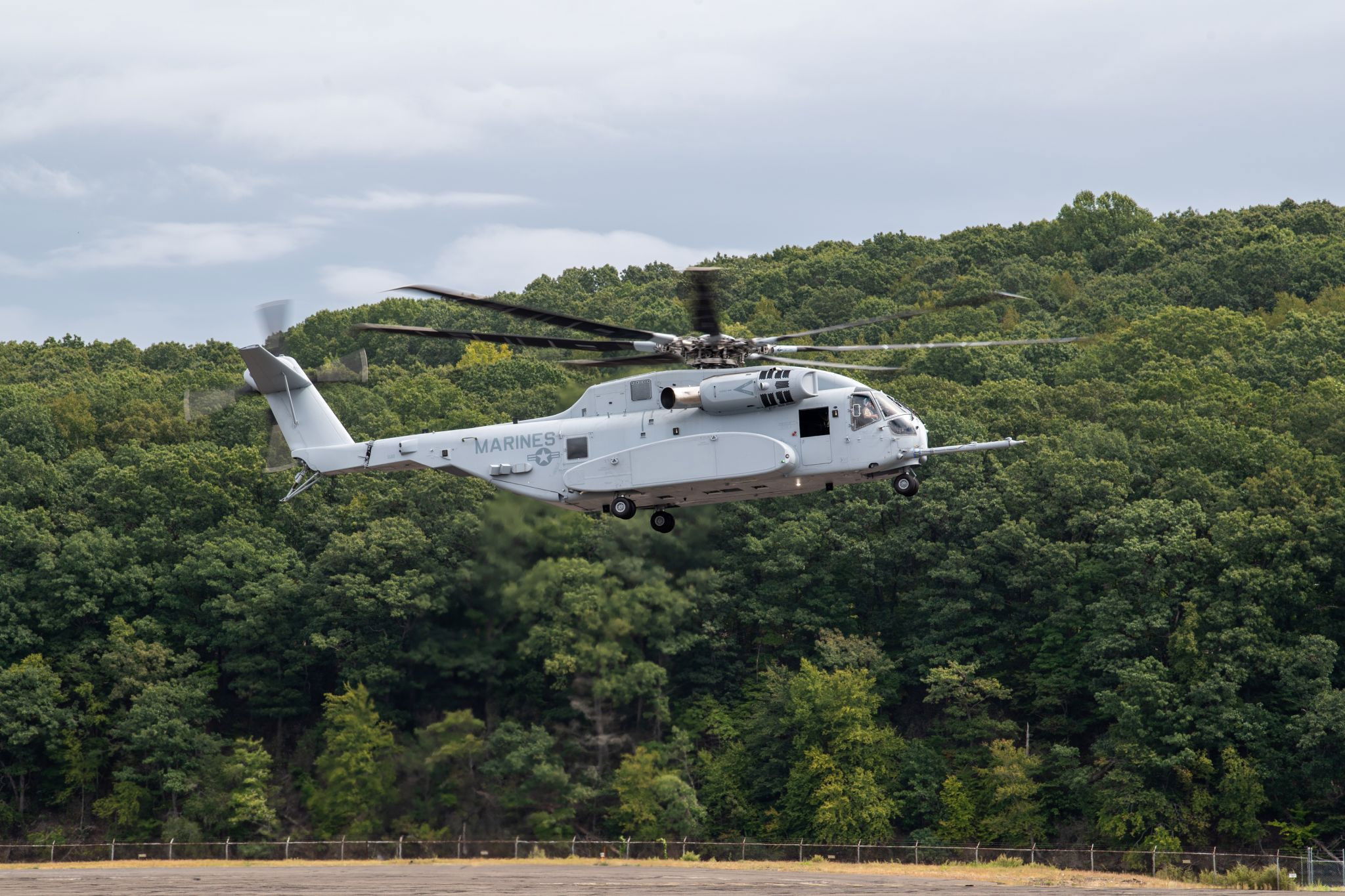 USMC's first CH-53K test aircraft completes final flight