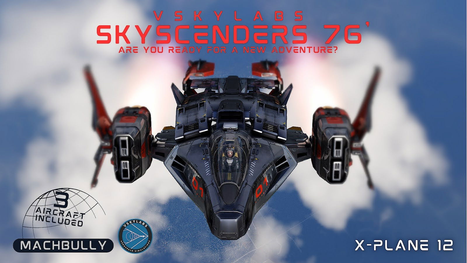 Skyscenders 76' echa a volar en X-Plane