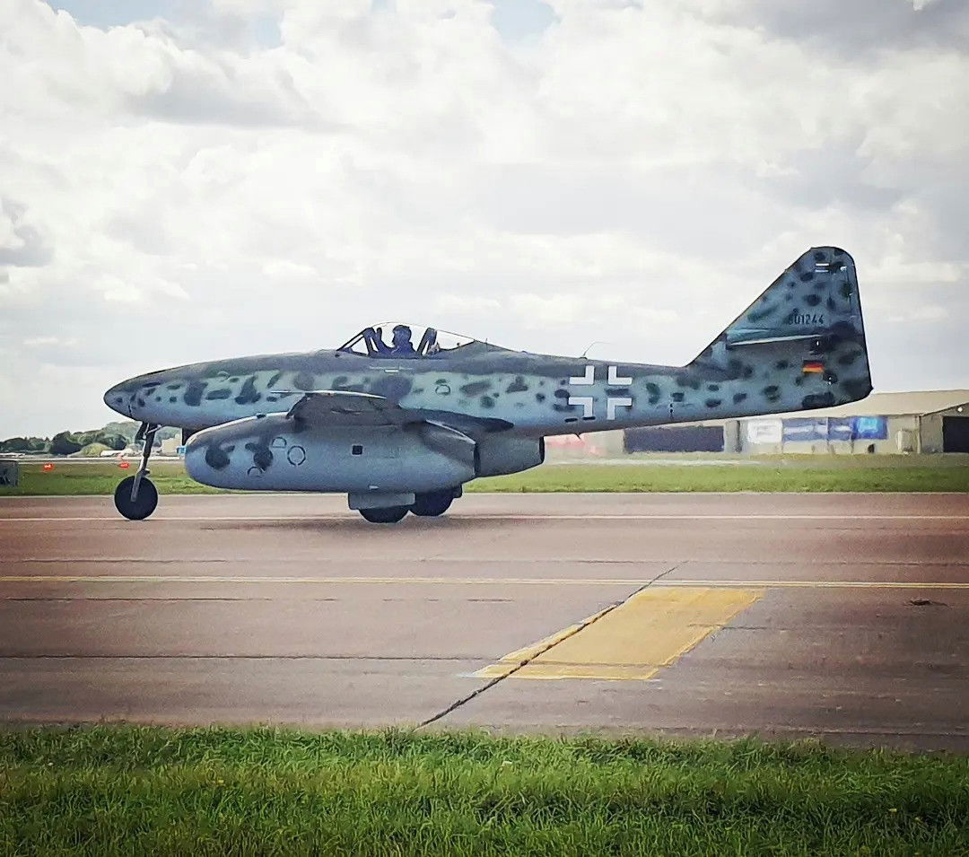 Messerschmitt Me 262 llega al Reino Unido