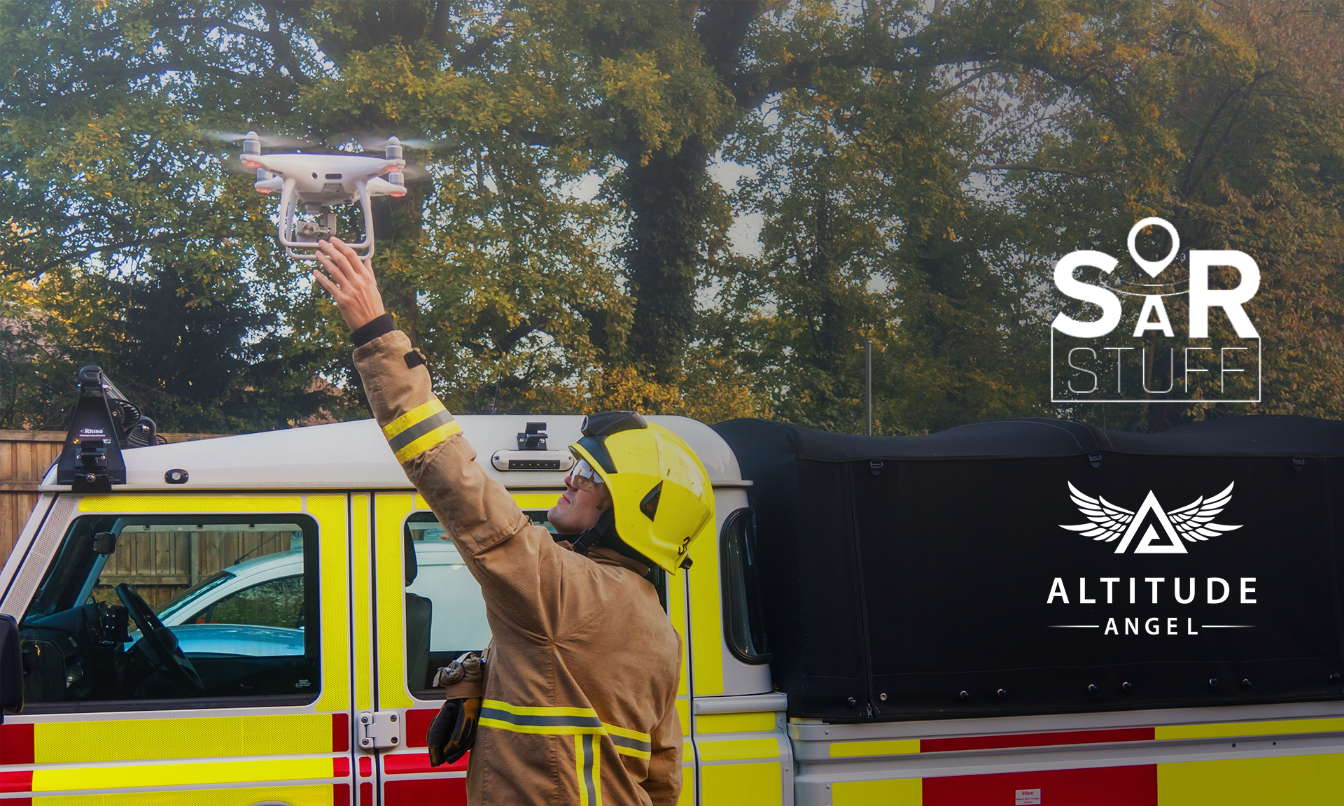 La herramienta de búsqueda y rescate SarStuff integra GuardianUTM de Altitude Angel