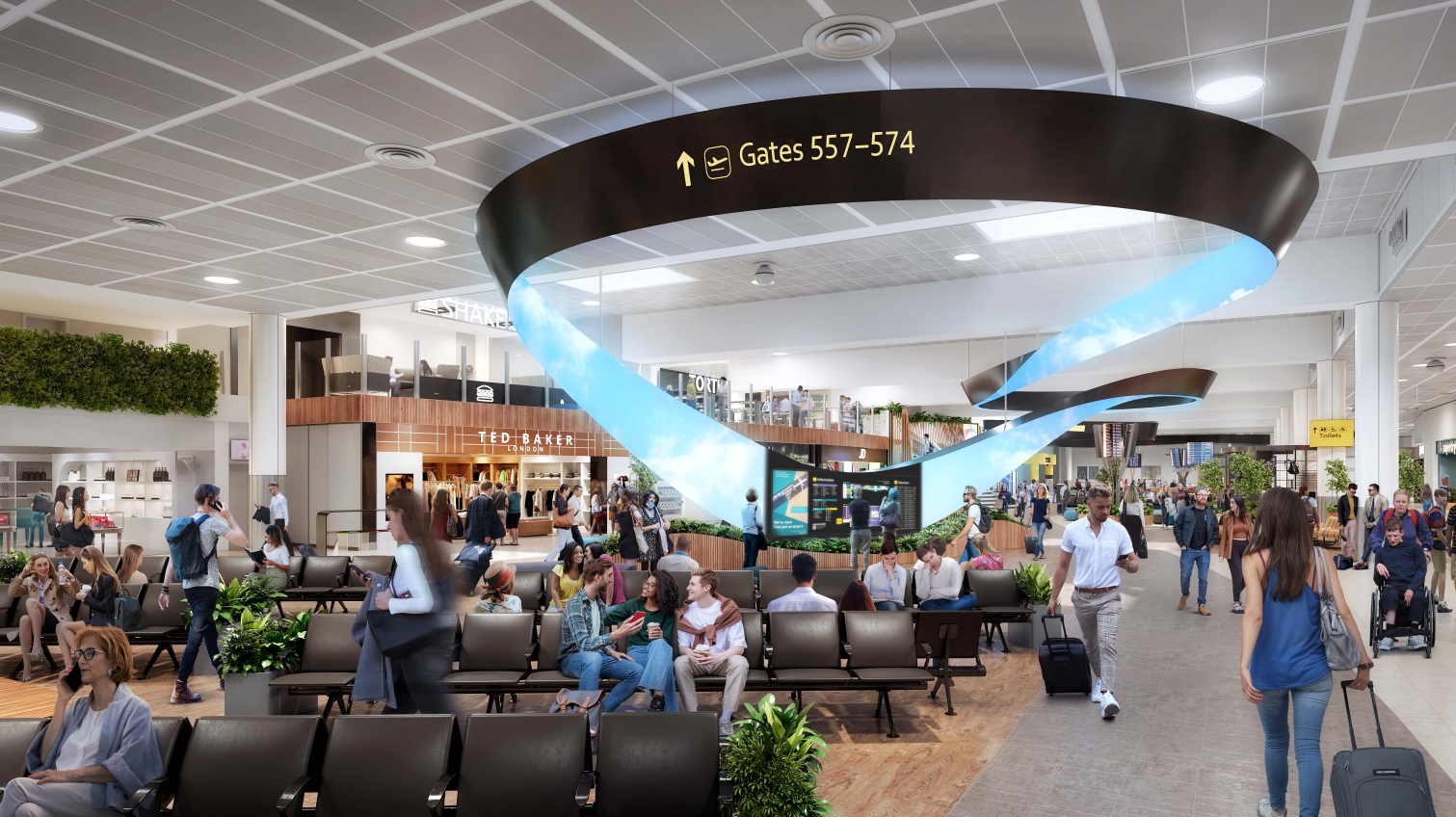 Gatwick begins multi-million-pound North Terminal facelift