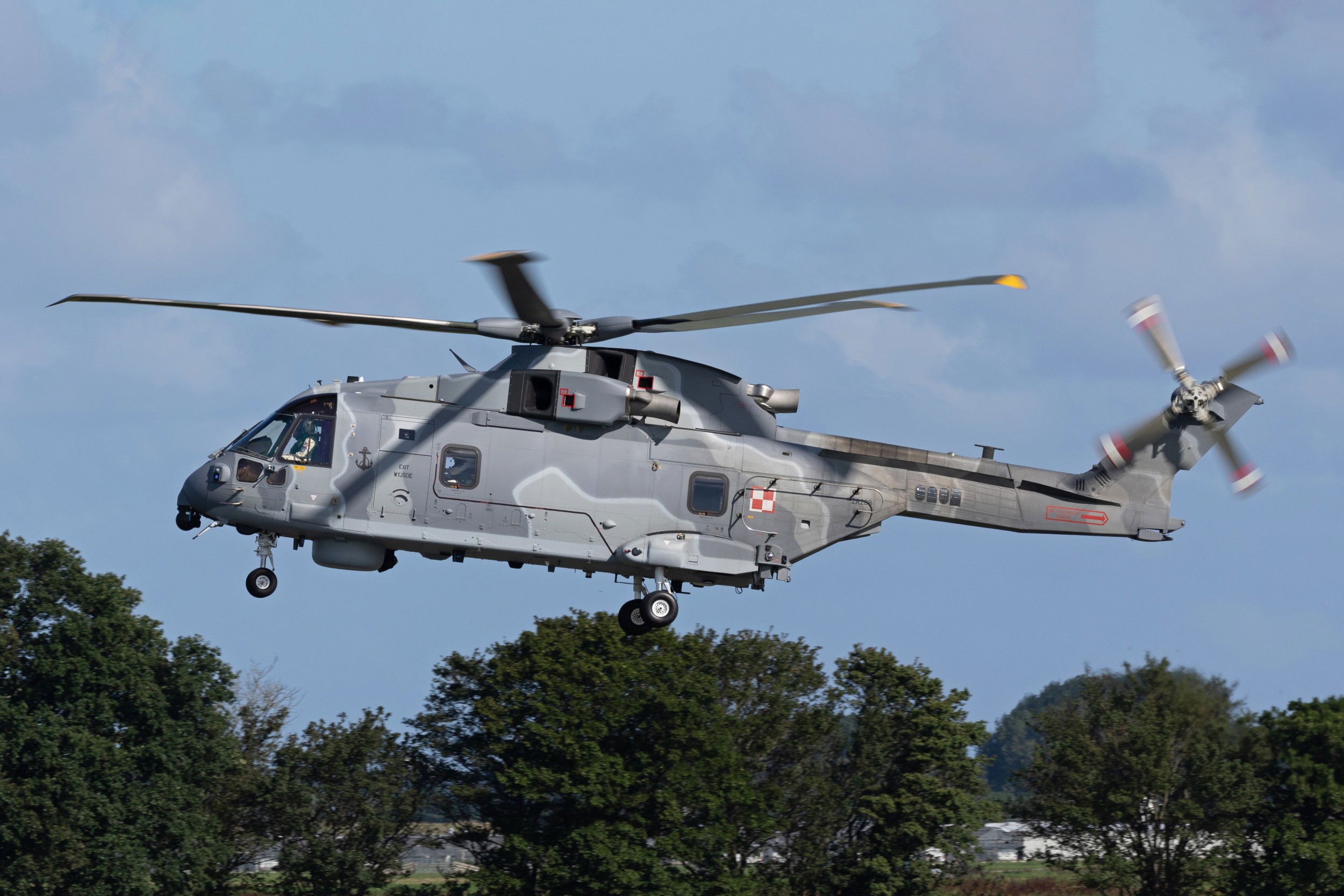 La Armada polaca recibe el primer AW101 Merlin