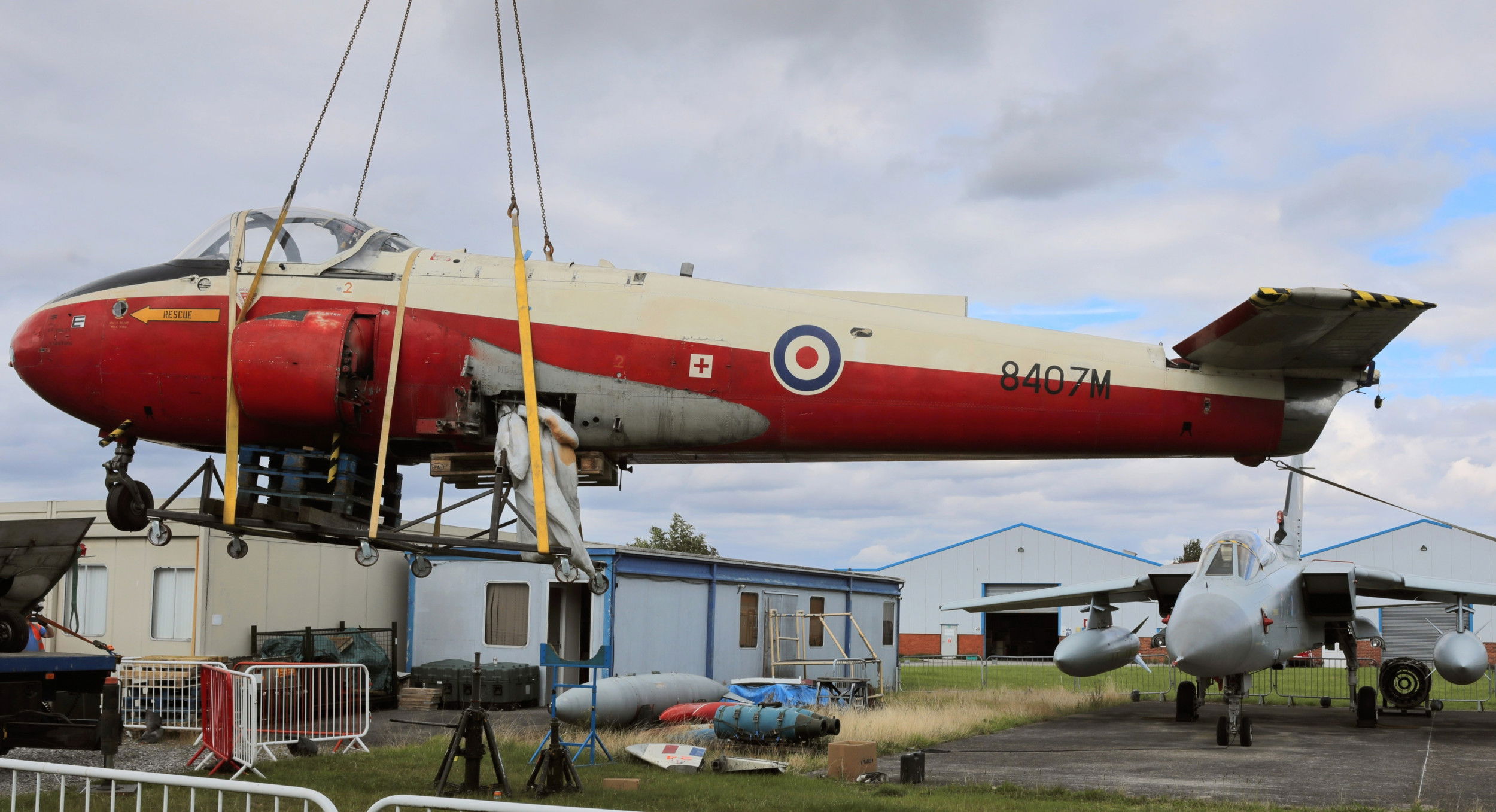 Jet Provost delivered to new display home