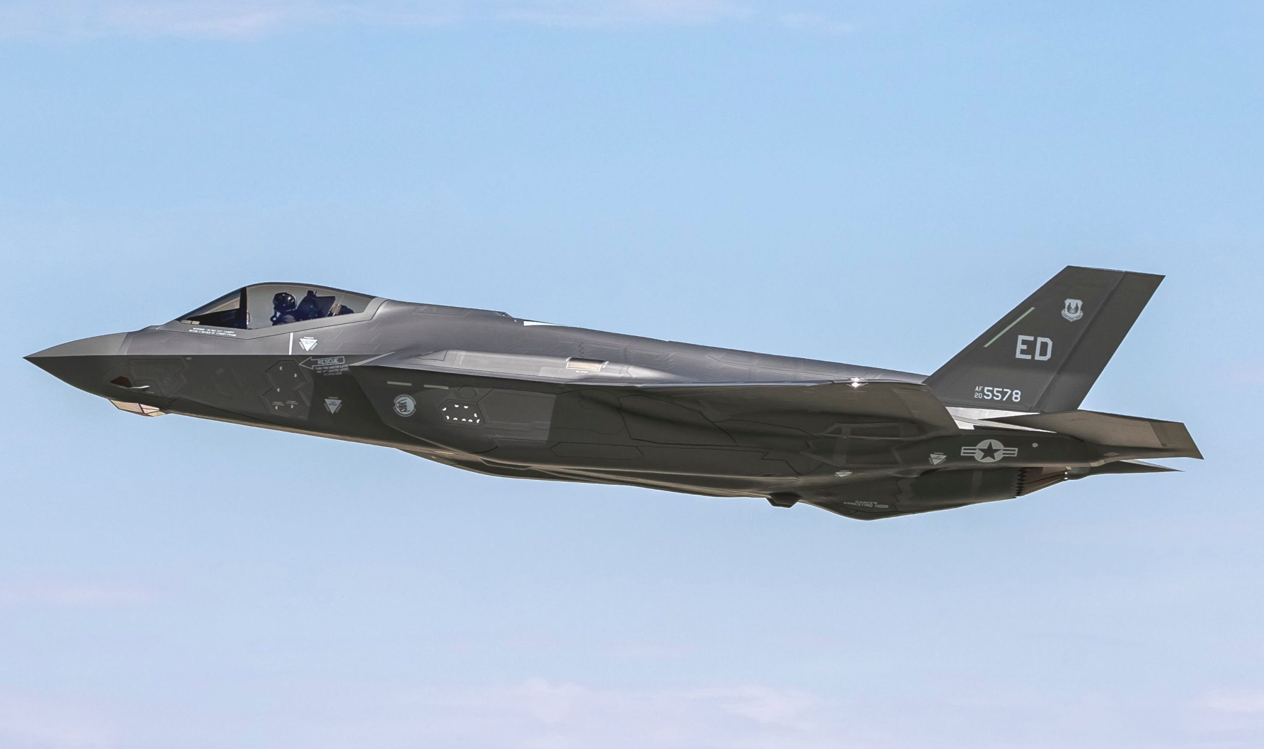 First brand-new F-35A delivered to 461st FLTS
