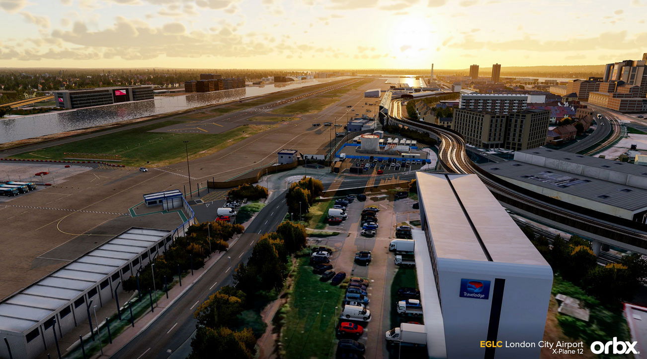 X-Plane aterriza en la ciudad de Londres