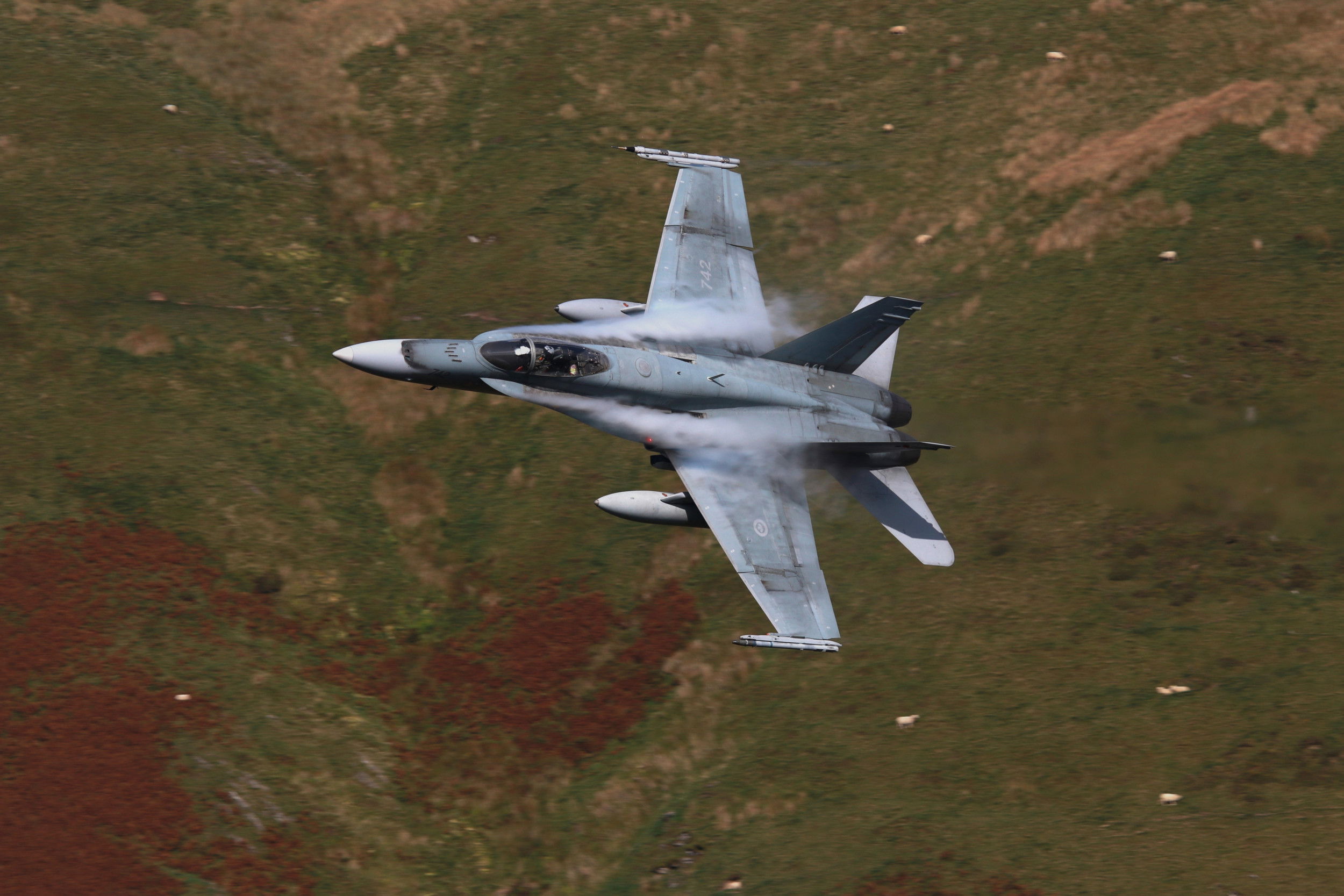 GALLERY: Canadian Hornets in the Mach Loop during Cobra Warrior