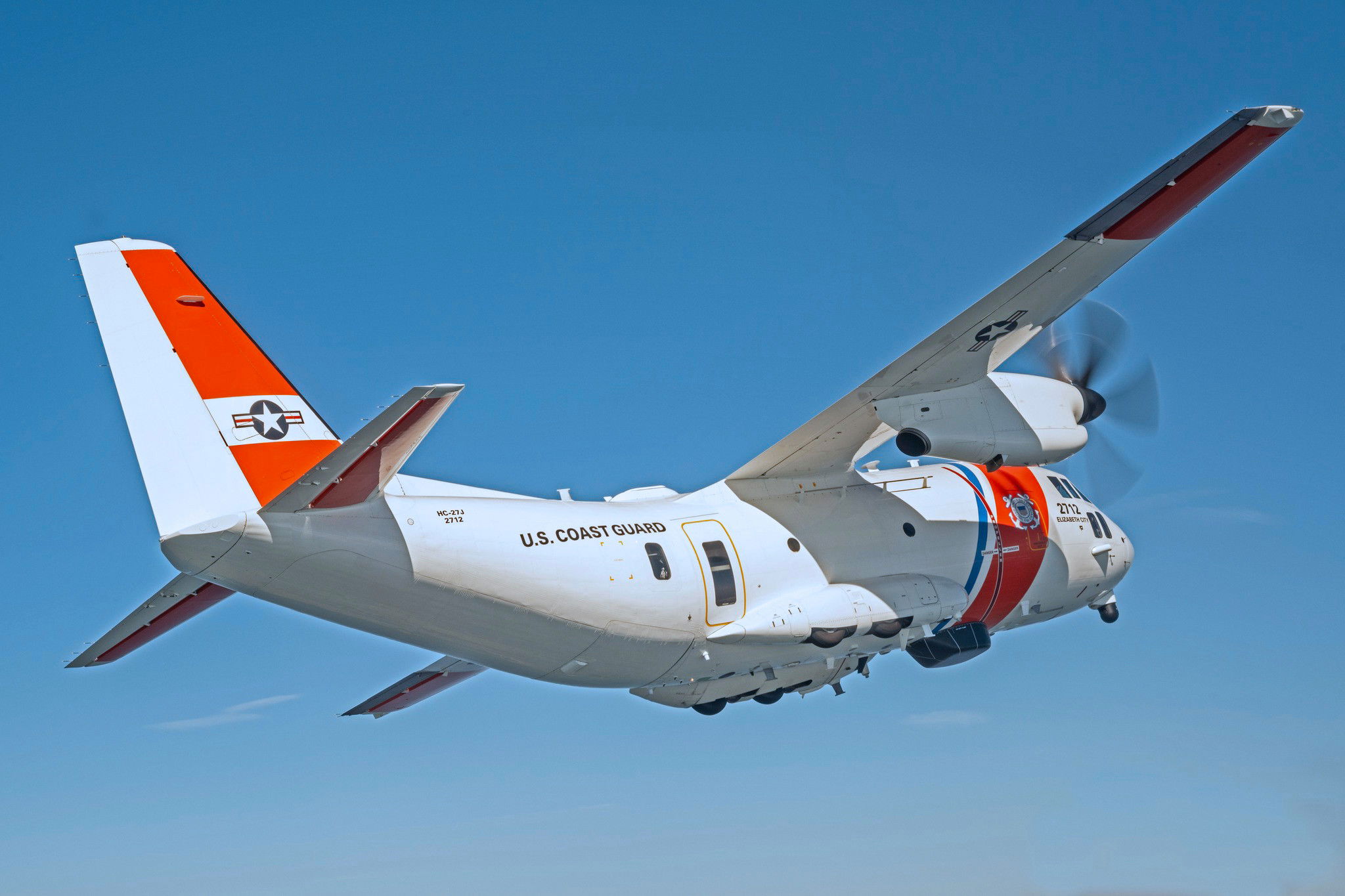 US Coast Guard flies first missionized HC-27J Spartan