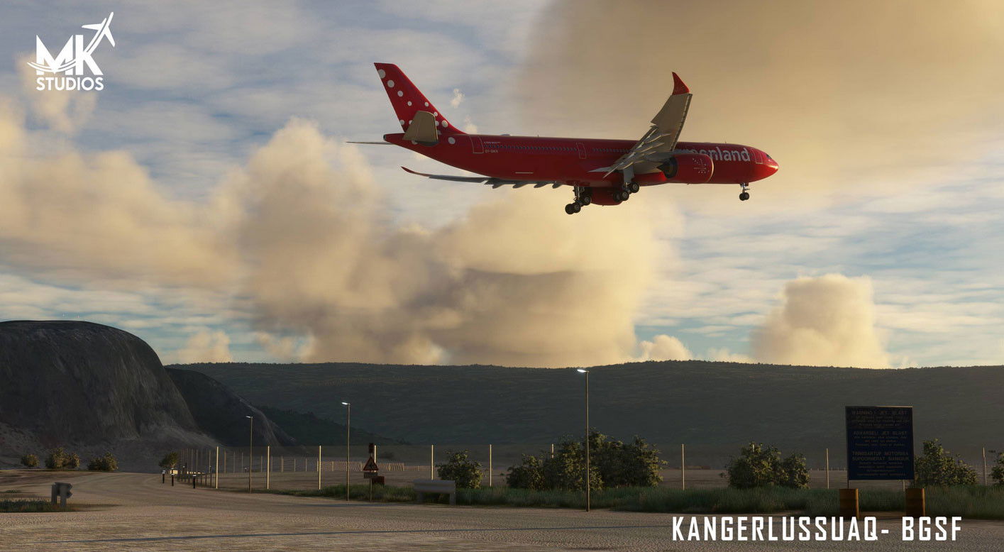 Kangerlussuaq Airport for Microsoft Flight Simulator