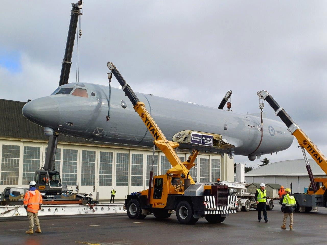 Orion arrives at New Zealand museum home