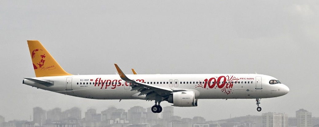 Pegasus Airlines fleet landmark