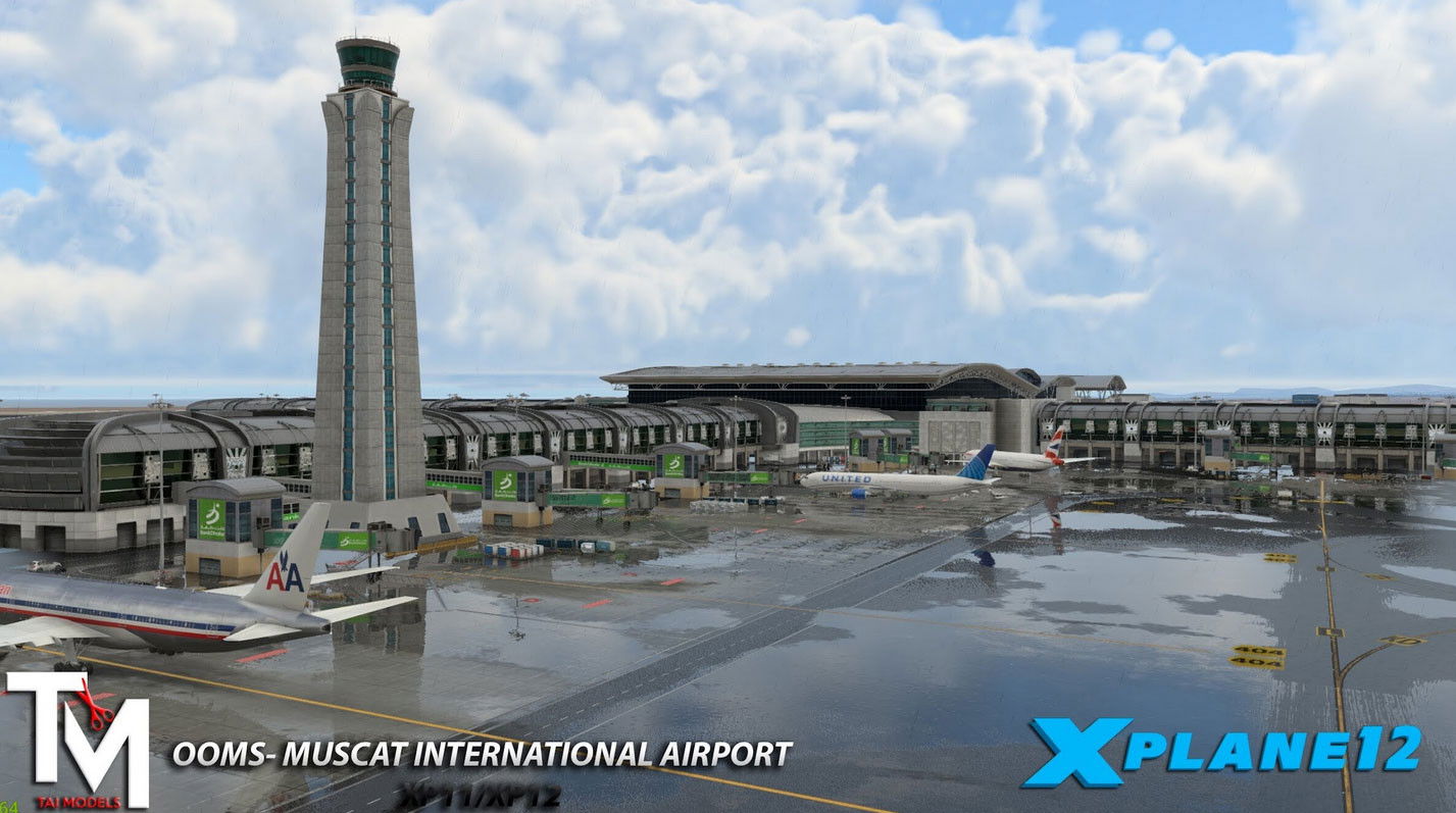 X-Plane aterriza en Mascate