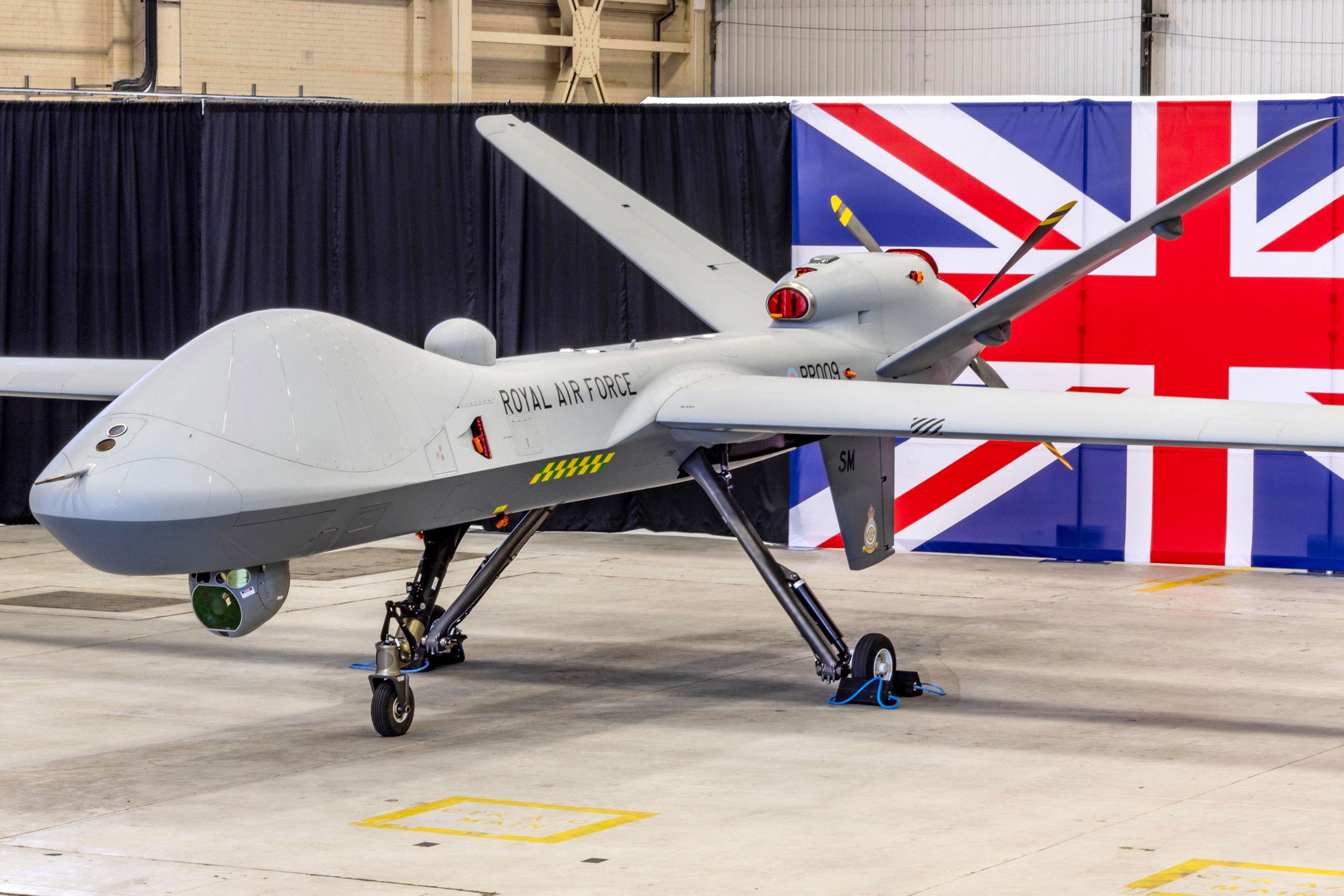 UK's first Protector RG1 now ready for testing at RAF Waddington