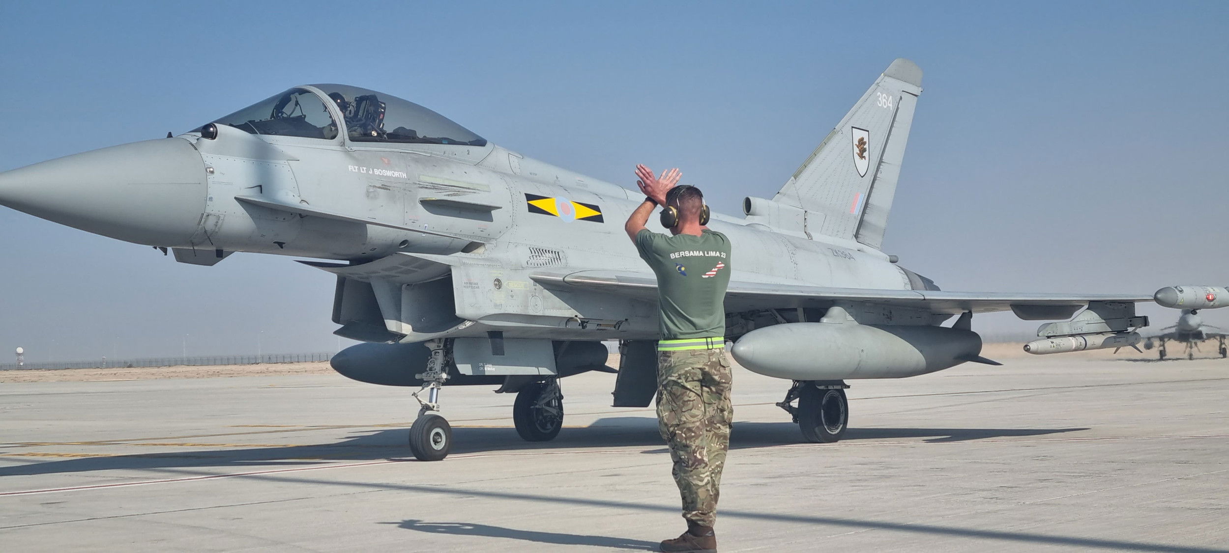 RAF Typhoons participate in large Qatari exercise