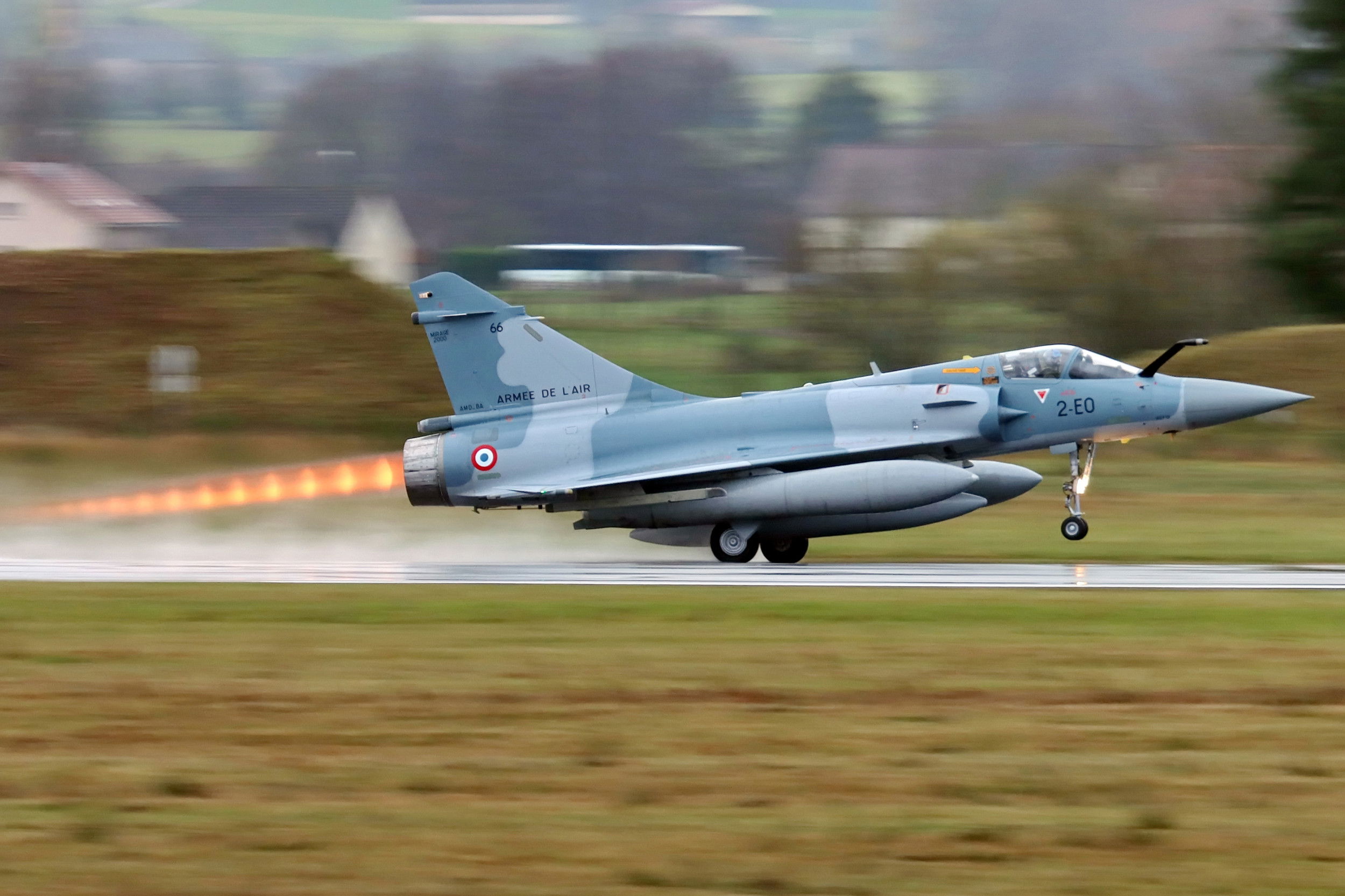 Los Mirage 2000-5F franceses participan en la quinta misión de policía aérea en el Báltico