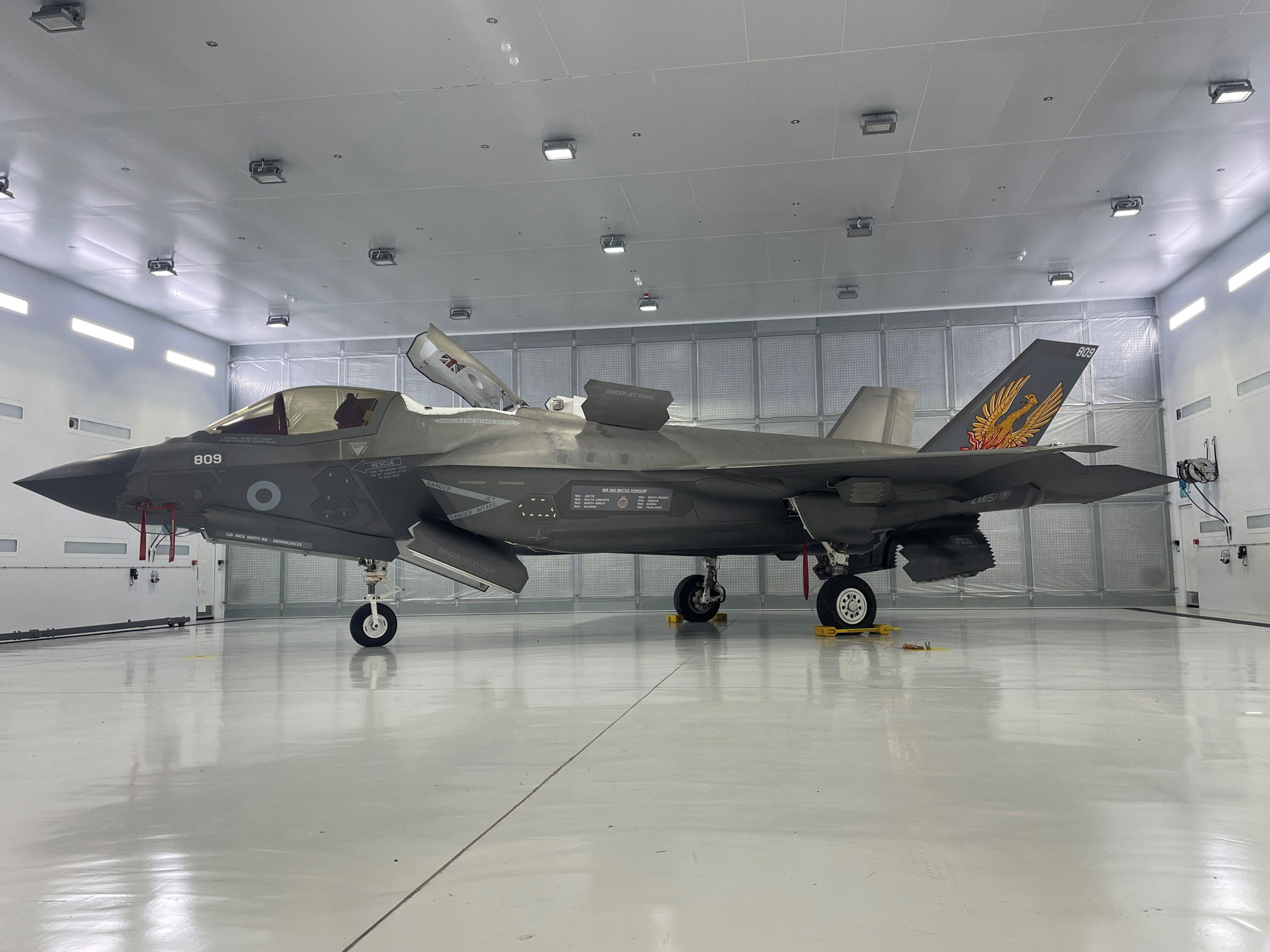 First F-35B for Royal Navy’s 809 NAS on show at RAF Marham