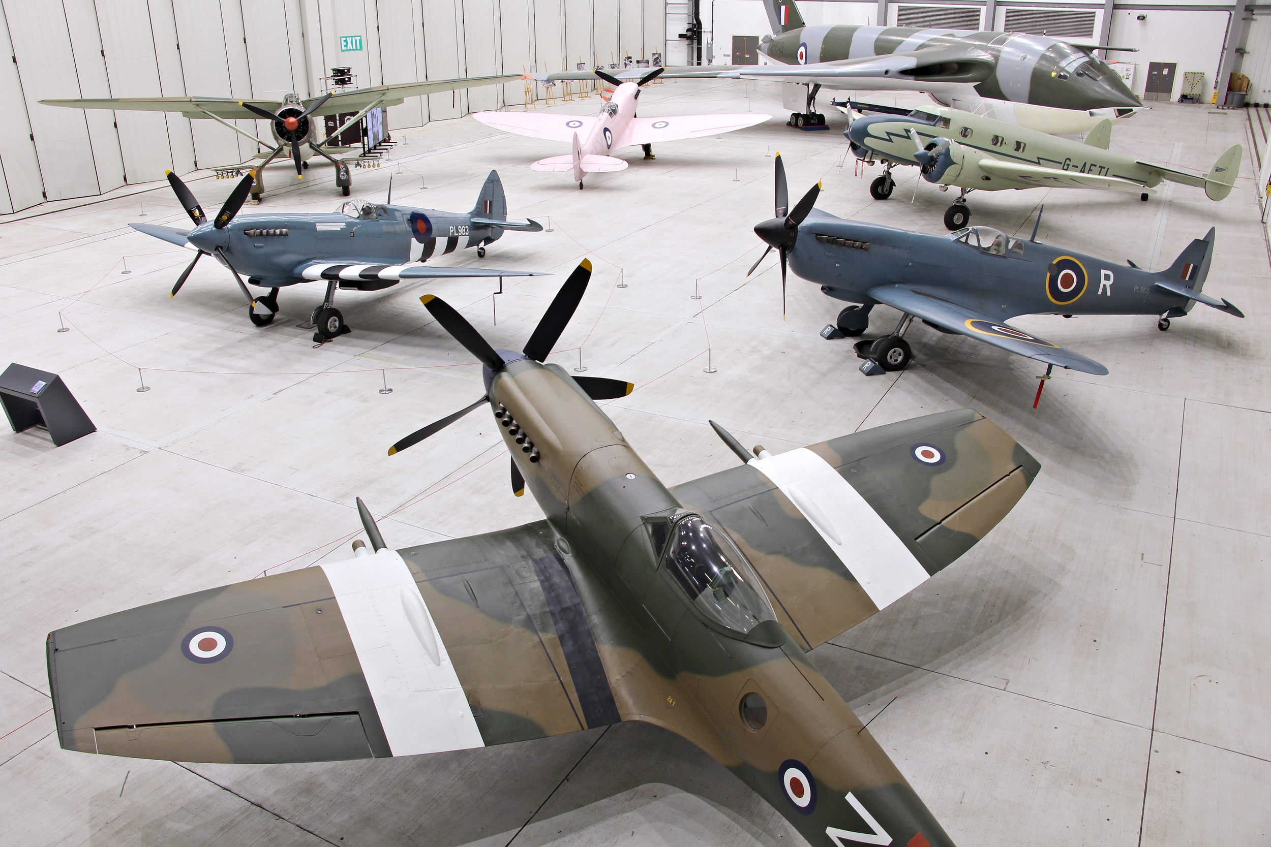 Photo-reconnaissance aircraft in the Duxford spotlight