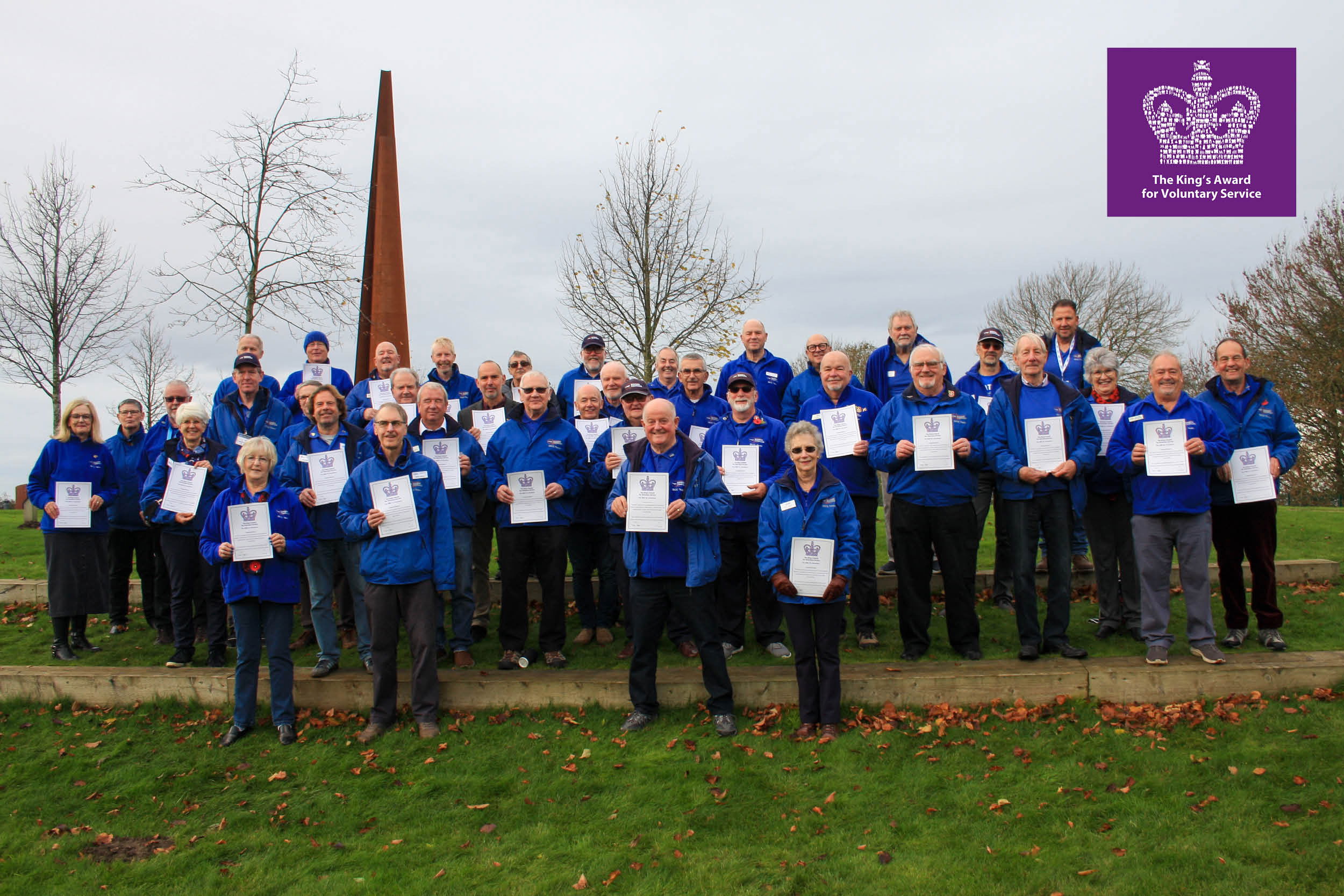 Recognition for International Bomber Command Centre volunteers
