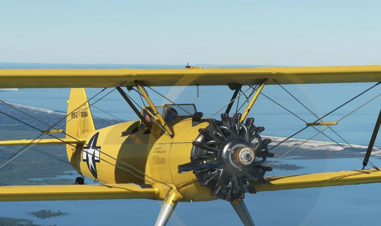 Stearman takes flight in MSFS