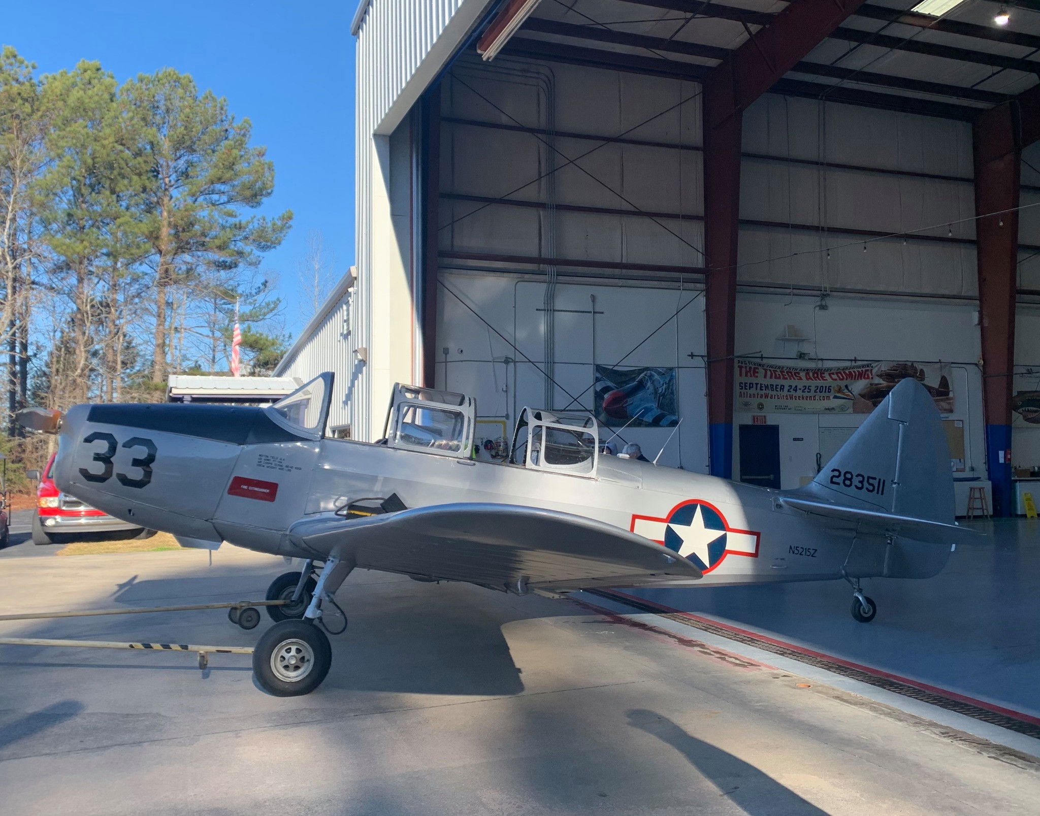 Tuskegee Fairchild PT-19A returns to the sky