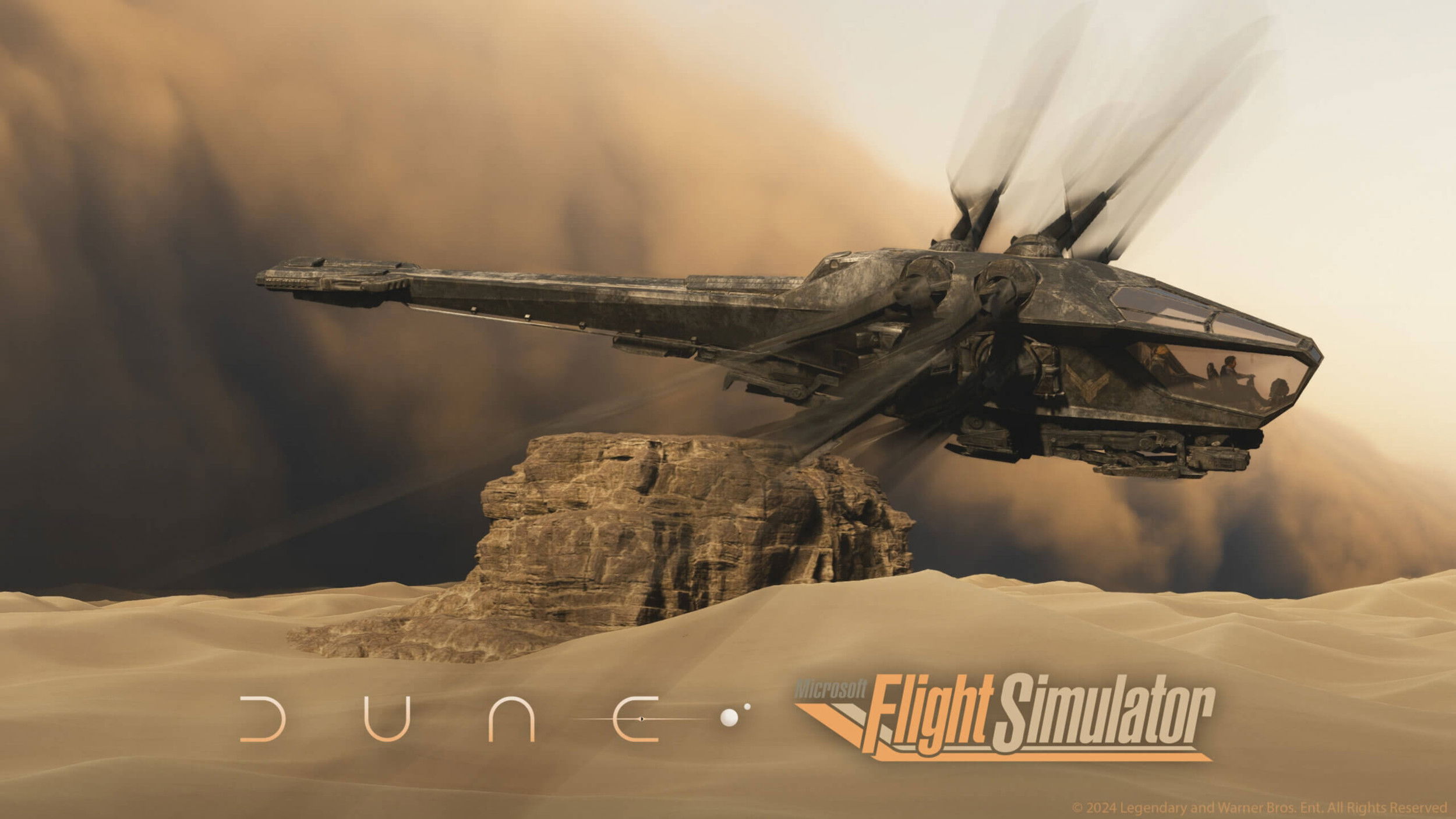 Dune expansion pack for MSFS released