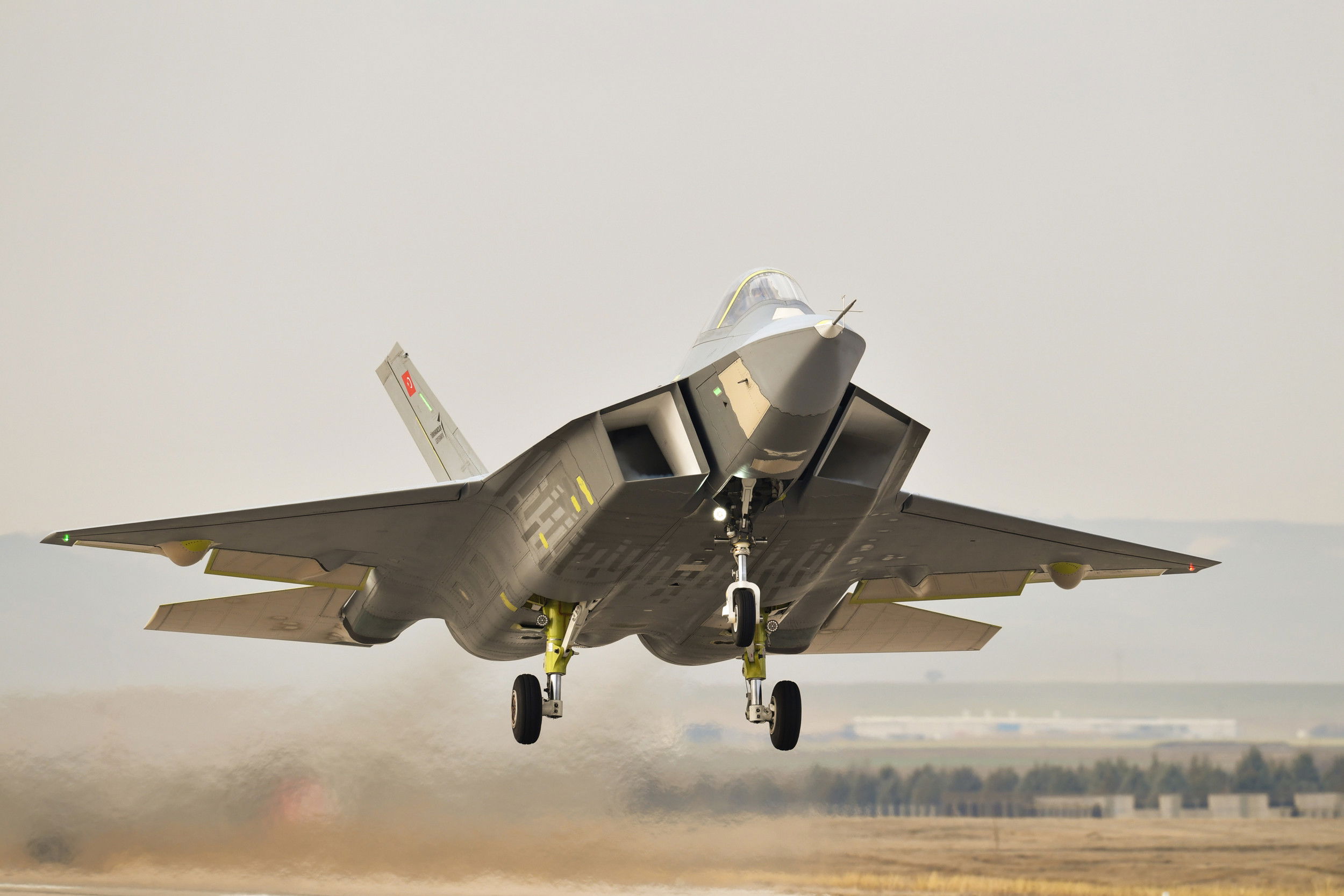 Turkey’s first fifth-gen Kaan fighter takes flight