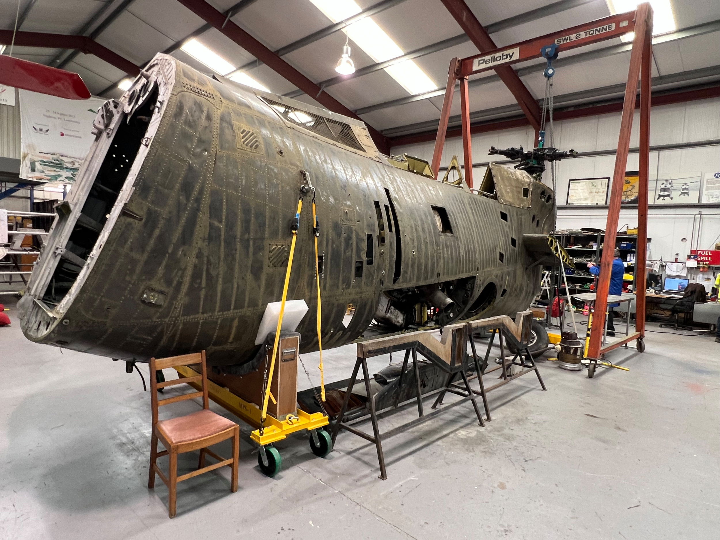 Piasecki taking shape at Helicopter Museum