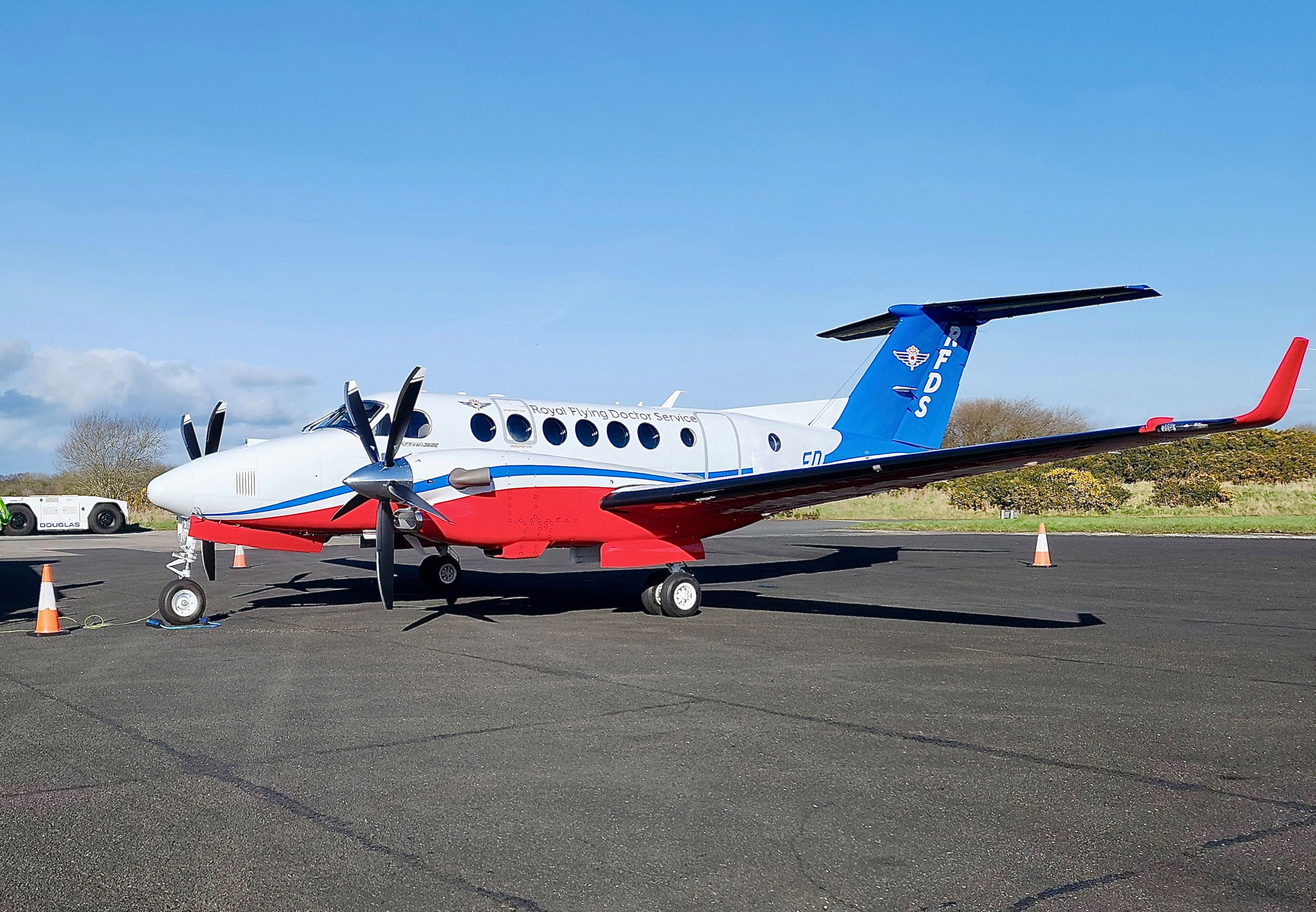 New Flying Doctor King Air makes flying visit to Belfast