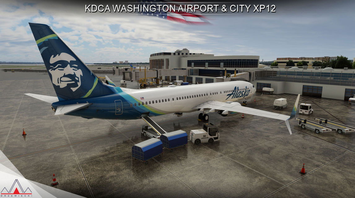 Washington Airport and City for X-Plane 12