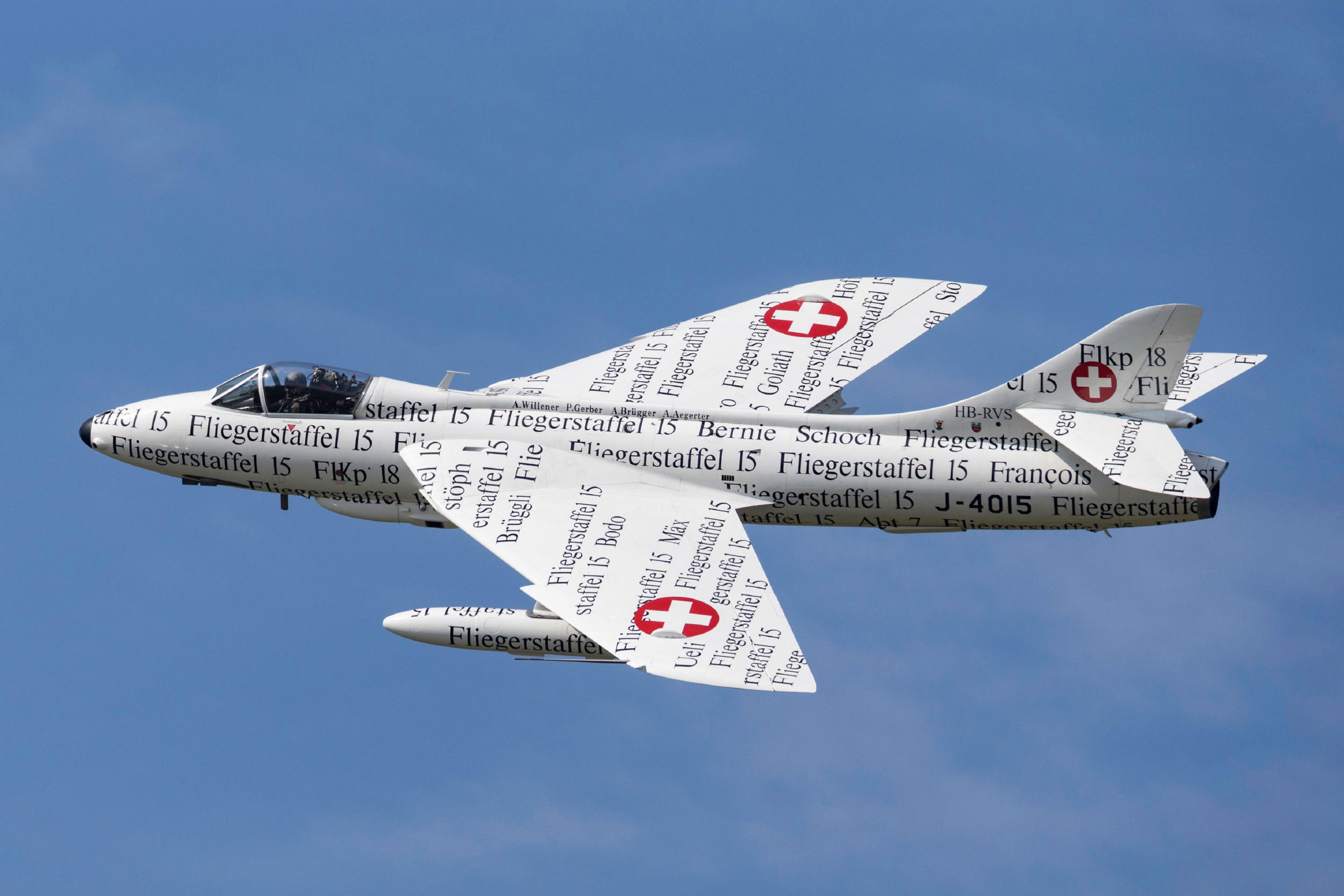 Writing on the wall for Swiss Hunter