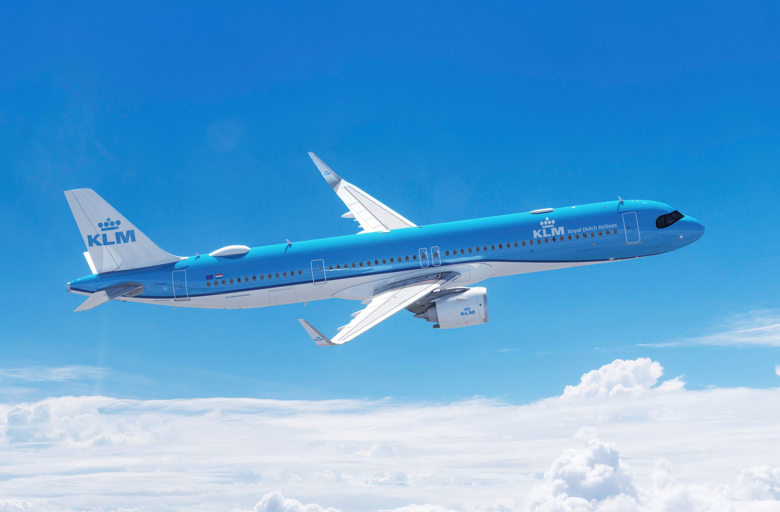 KLM tweaks livery for A321neo arrival