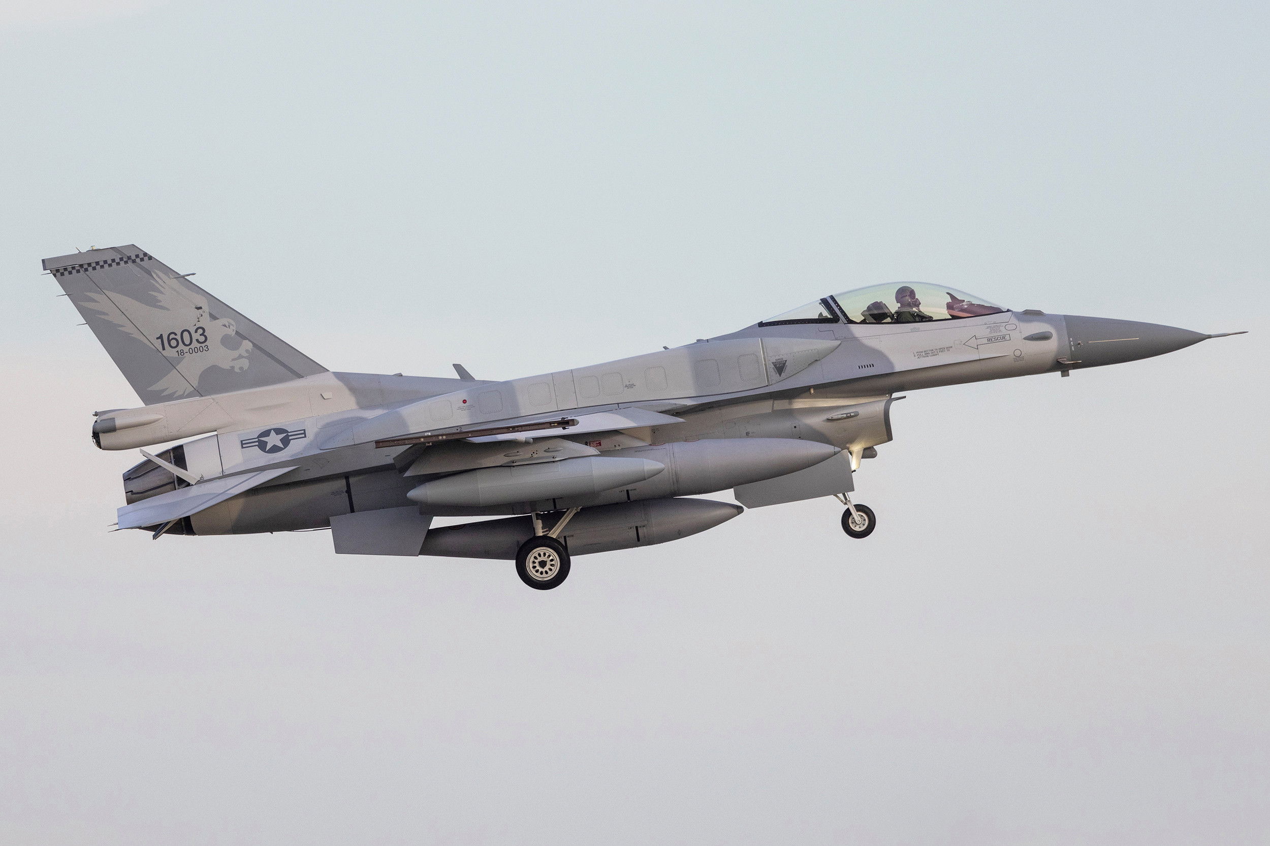 Bahrain’s first F-16C/D Block 70s on delivery