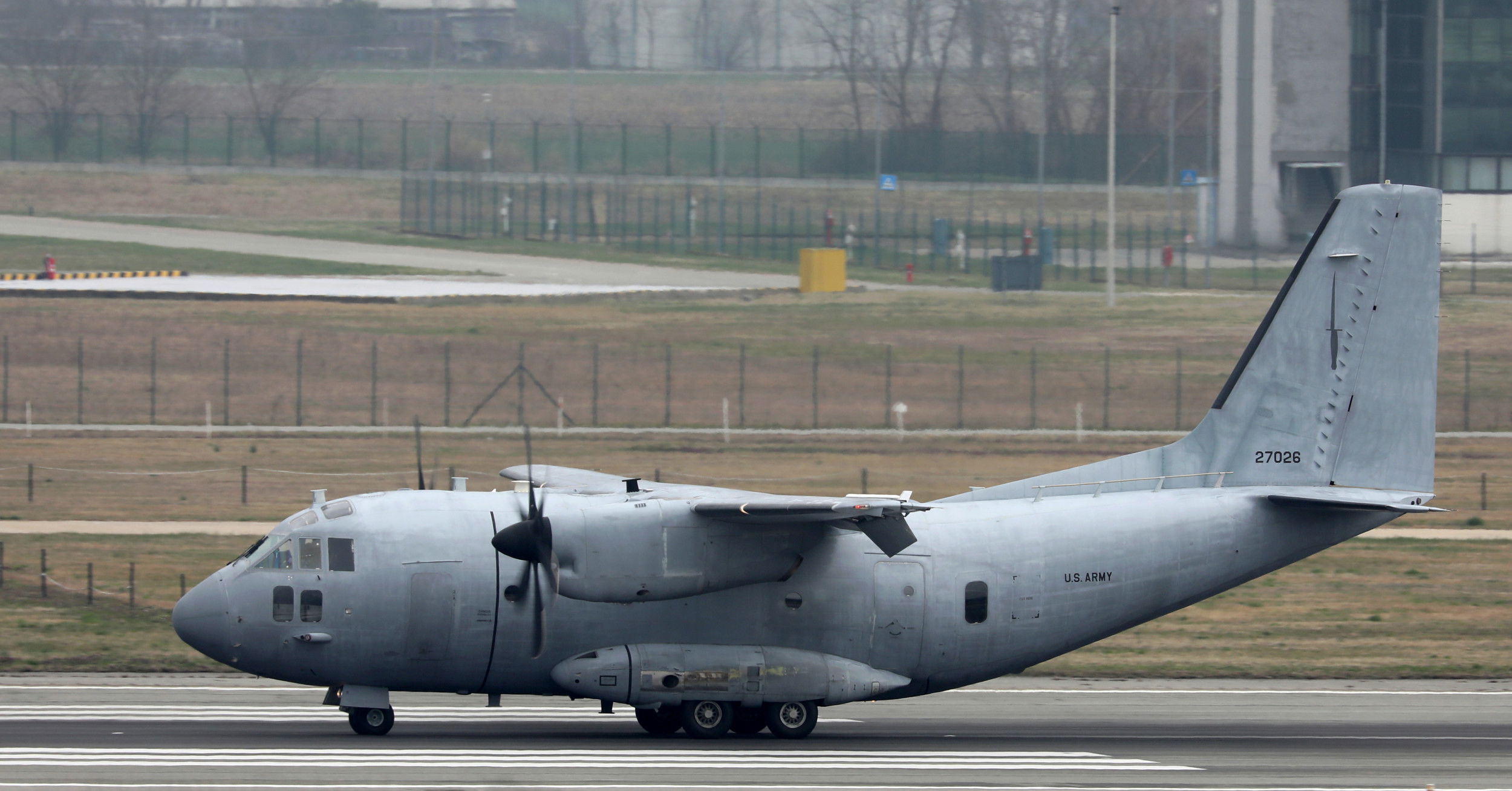 First US Army C-27J begins upgrade in Italy