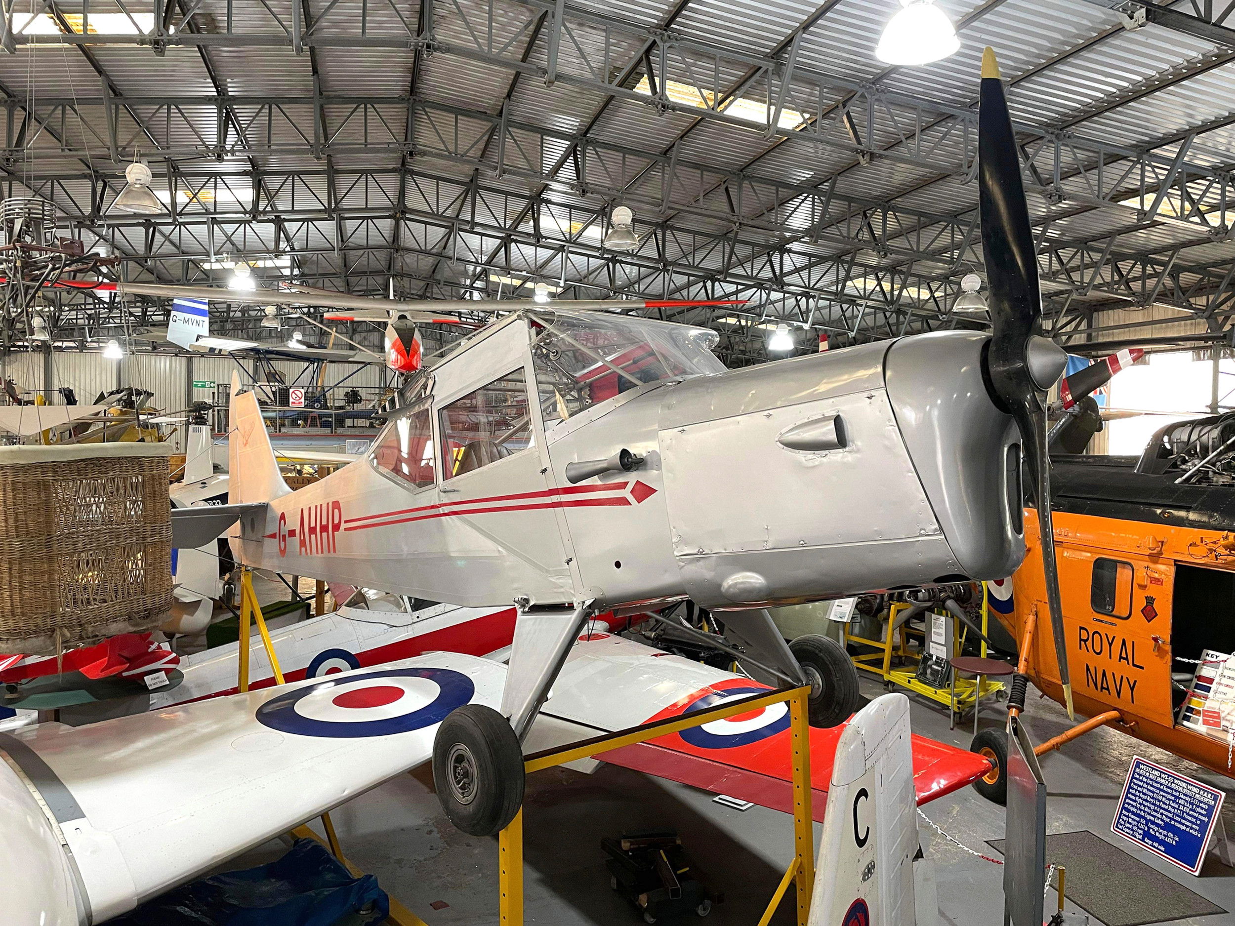 Escapee’s Auster on display in Doncaster
