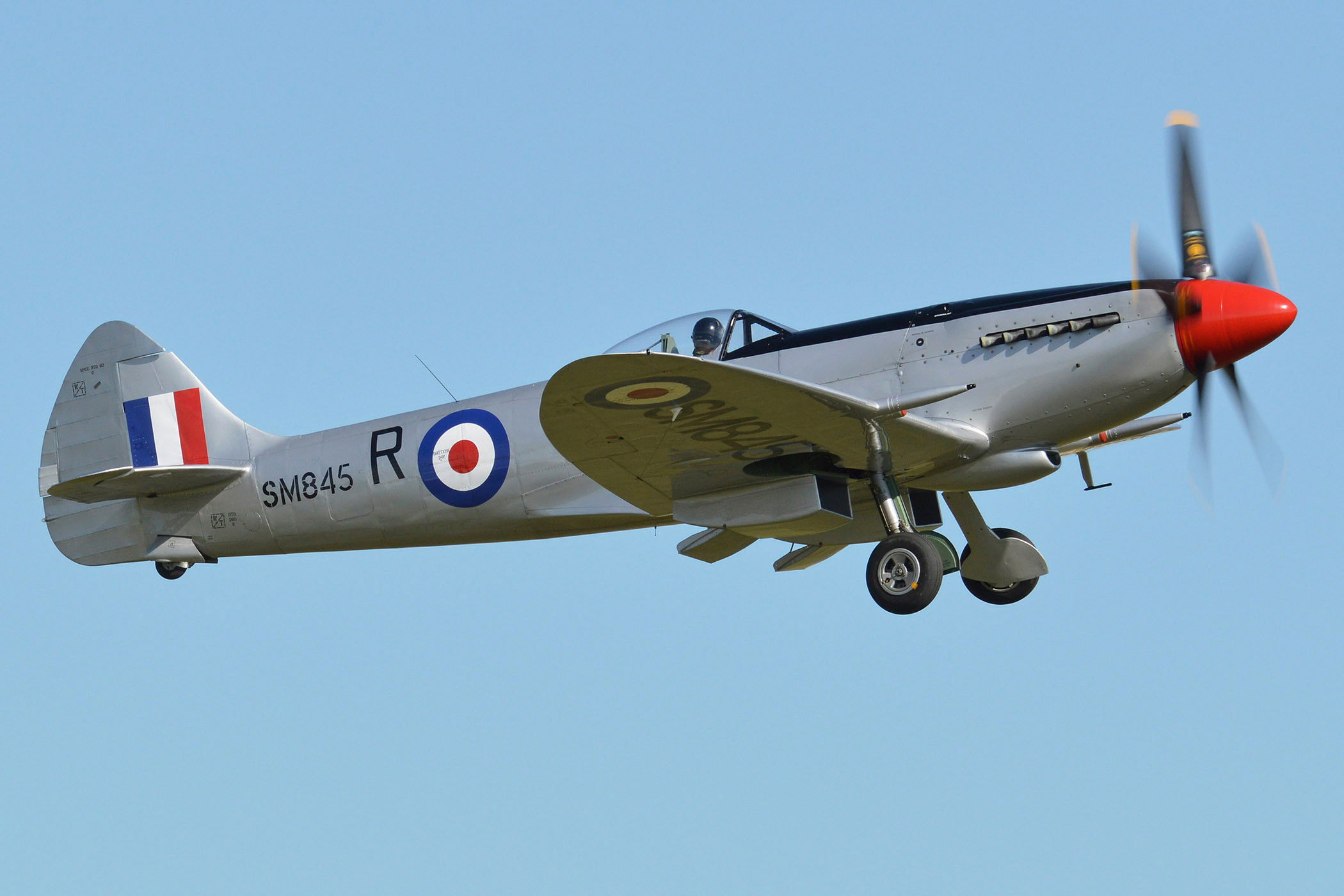 German-owned Spitfire returns to UK register
