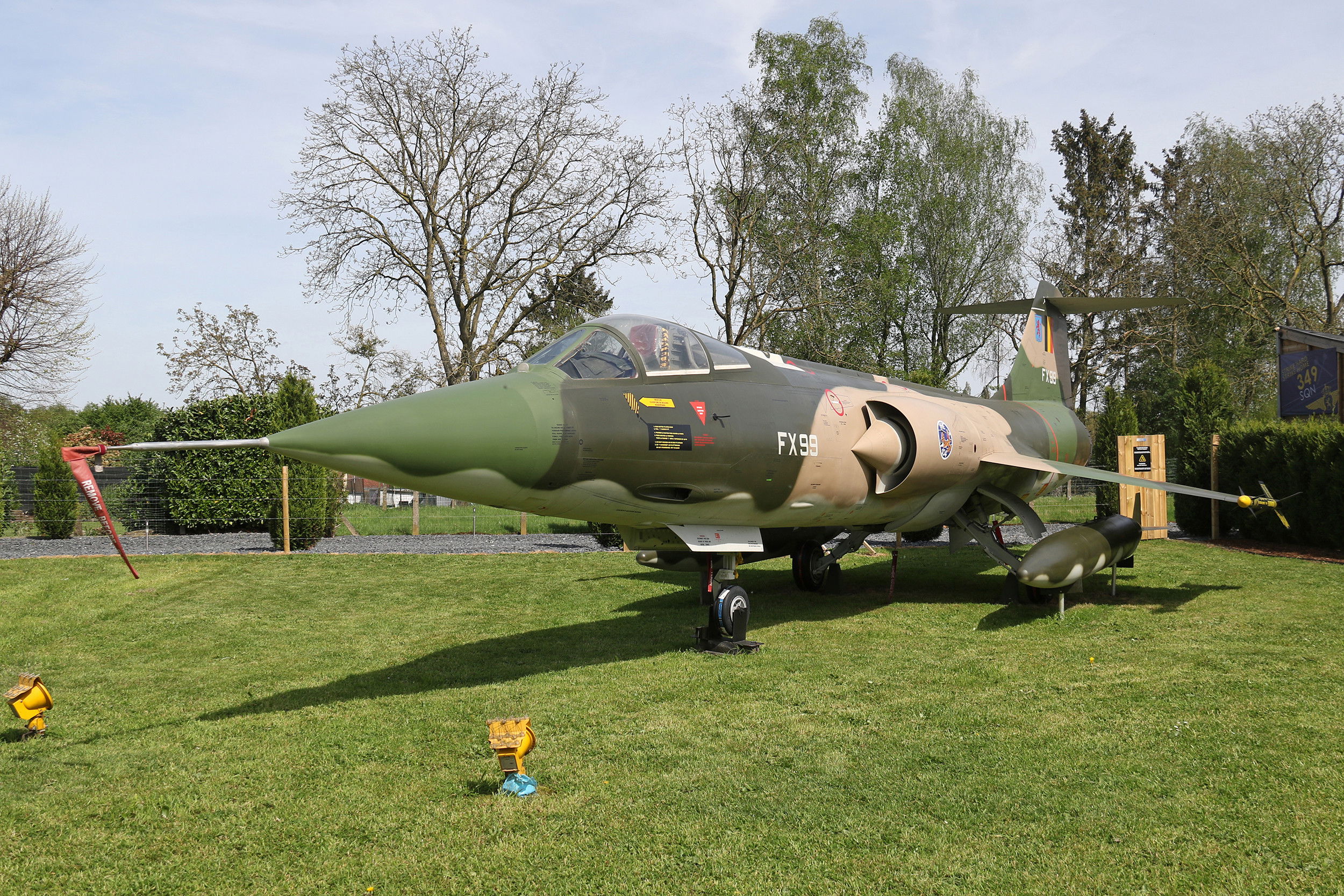 Last operational Belgian Starfighter on display at B&B