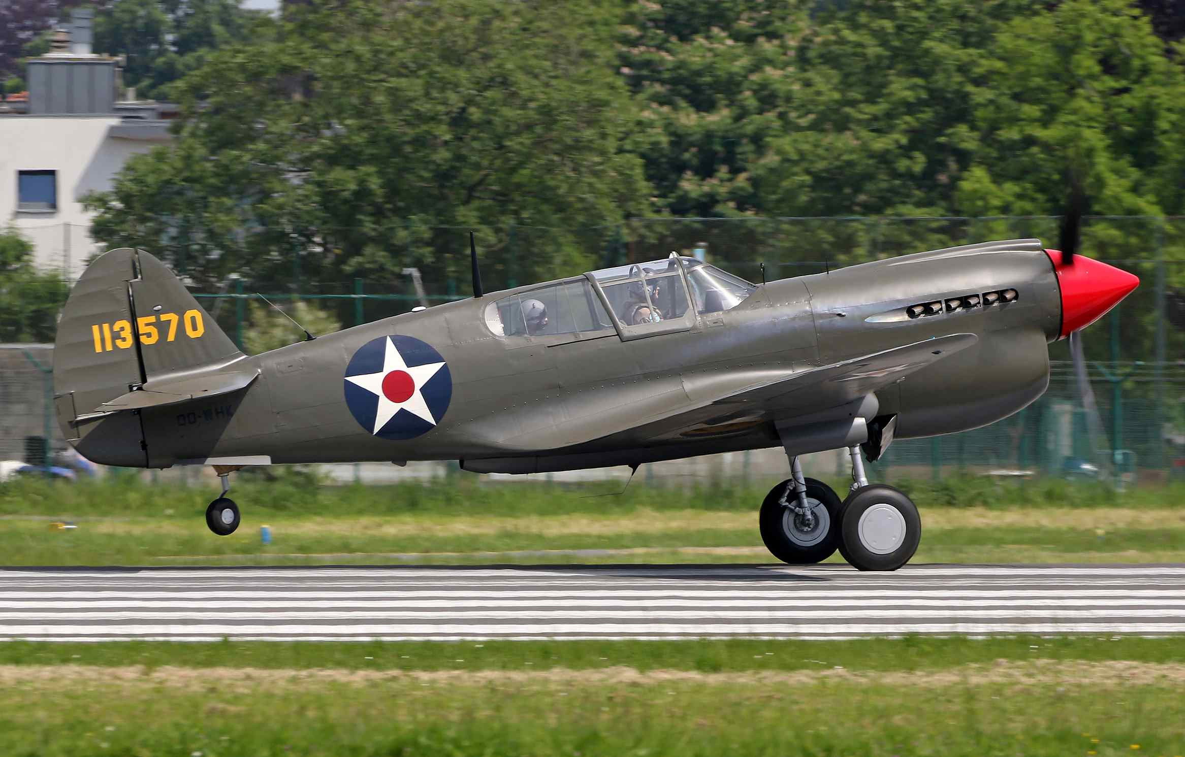 Curtiss P-40E Warhawk makes public debut in Belgium