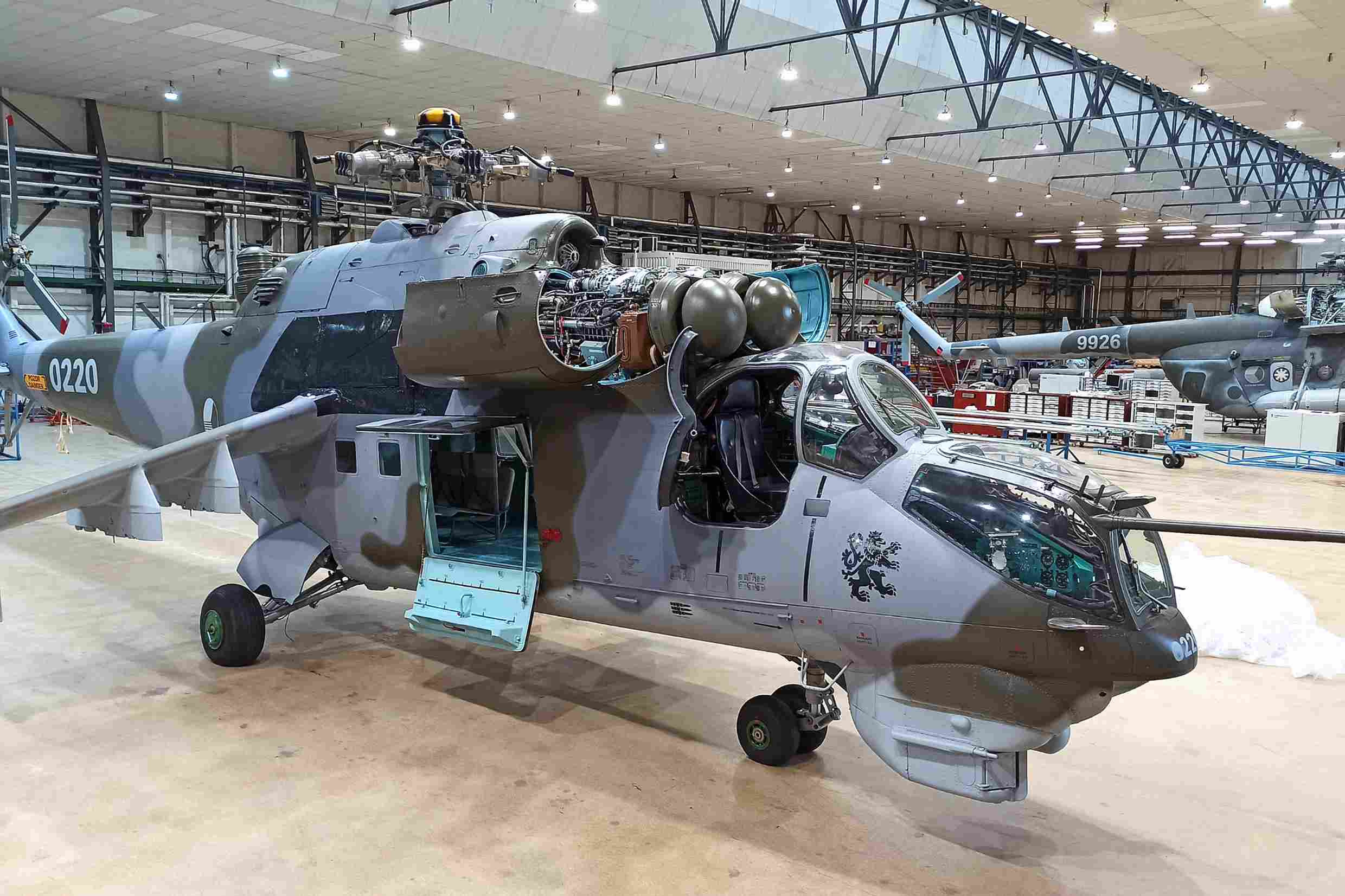 Mi-24 Hind restored by Czech museum
