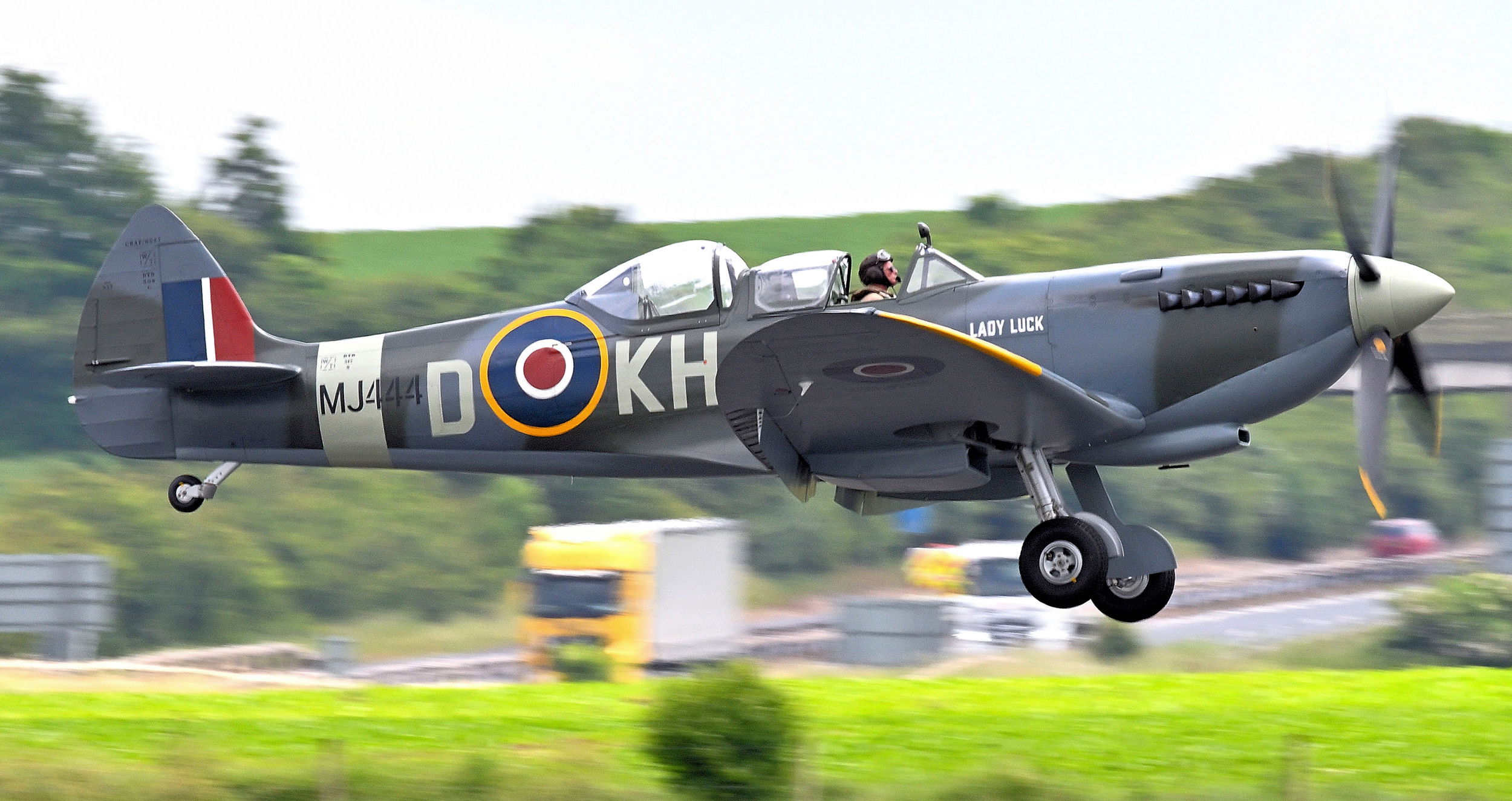 New two-seat Spitfire takes to the air