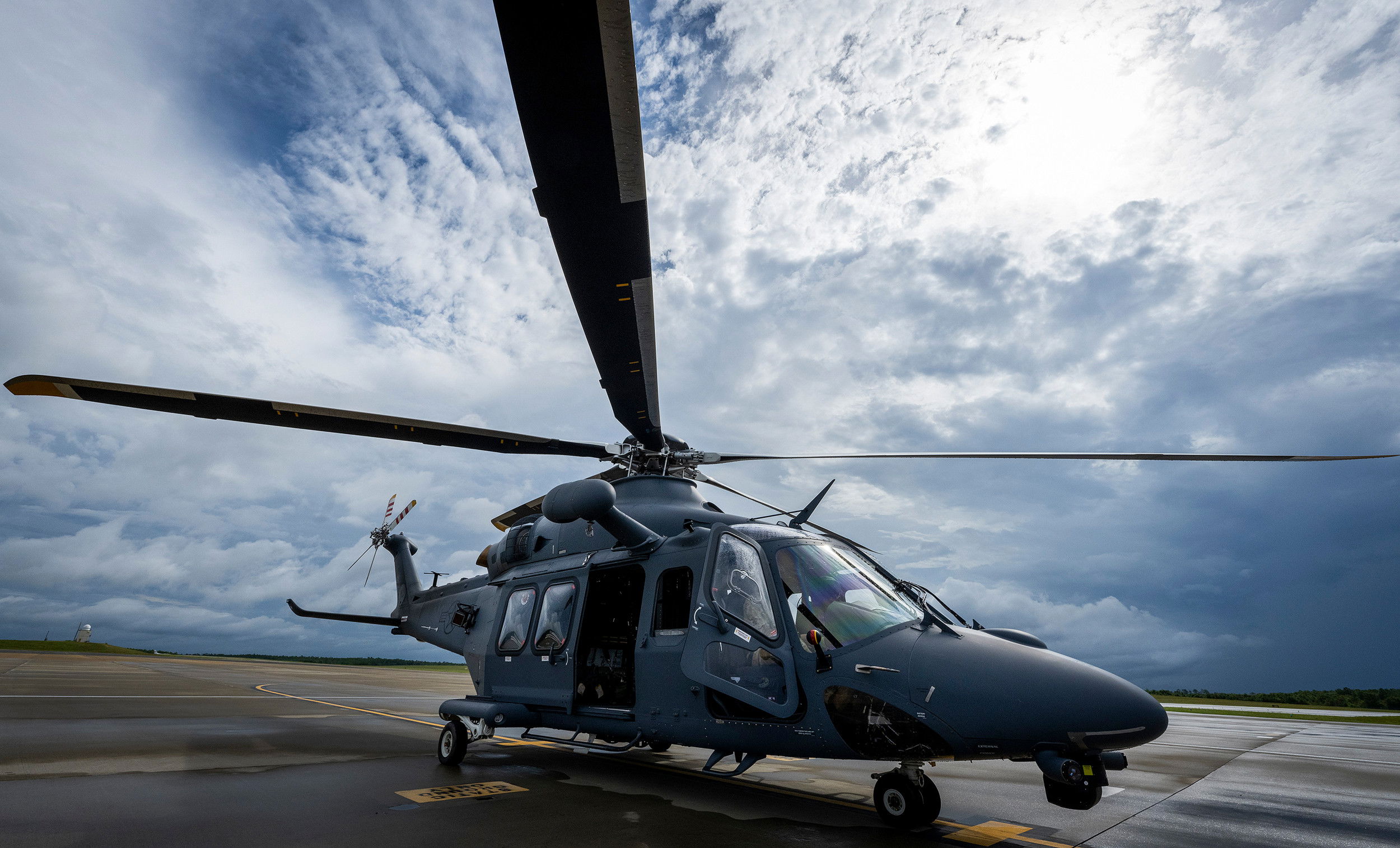 End of a chapter for MH-139A Grey Wolf as it leaves Eglin AFB