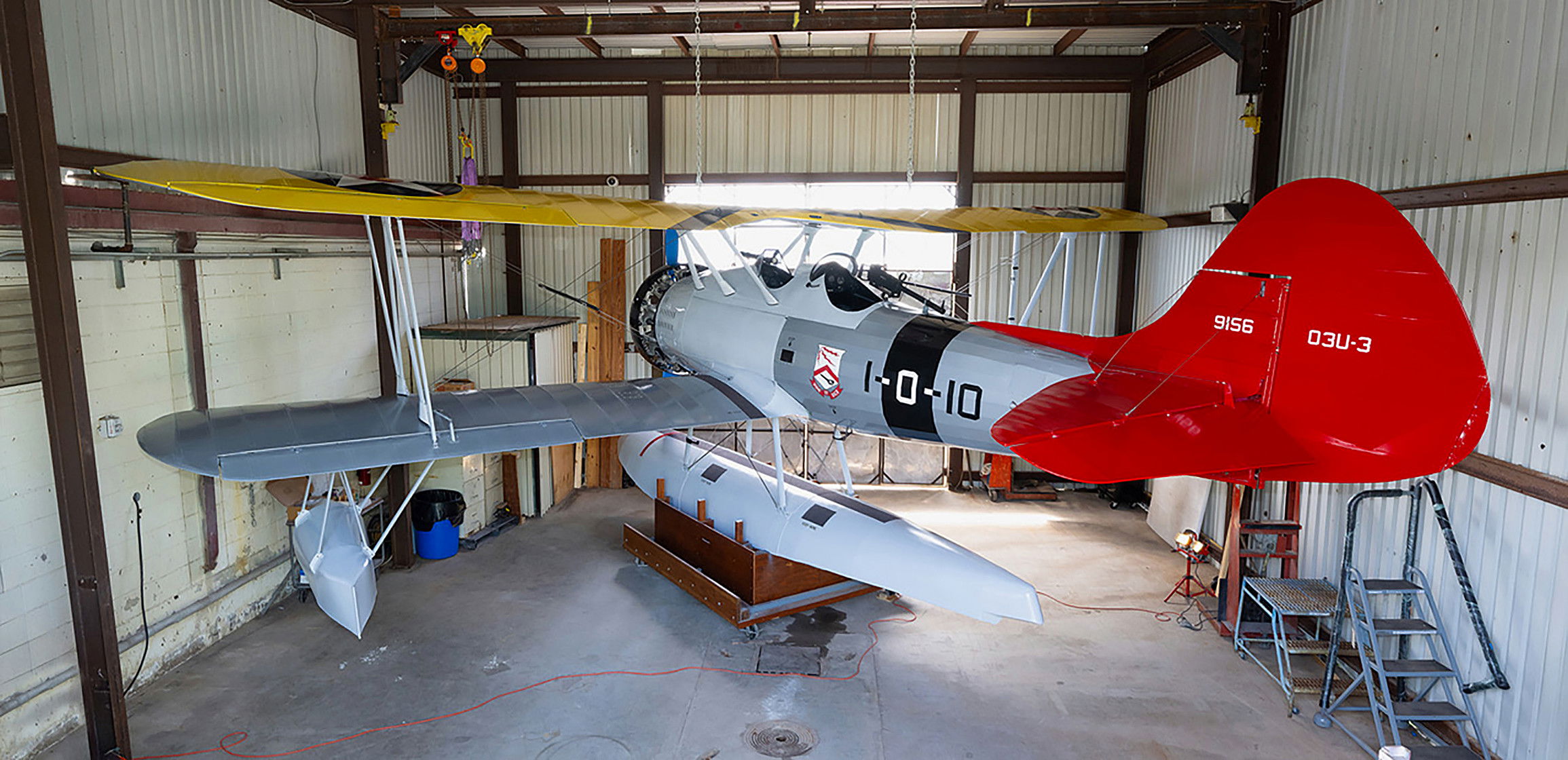Vought Corsair biplane completed