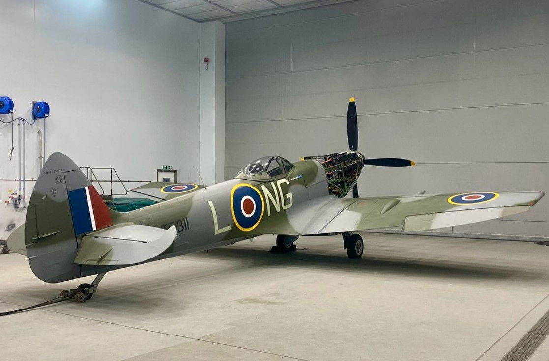 BBMF Spitfire wears new tribute  