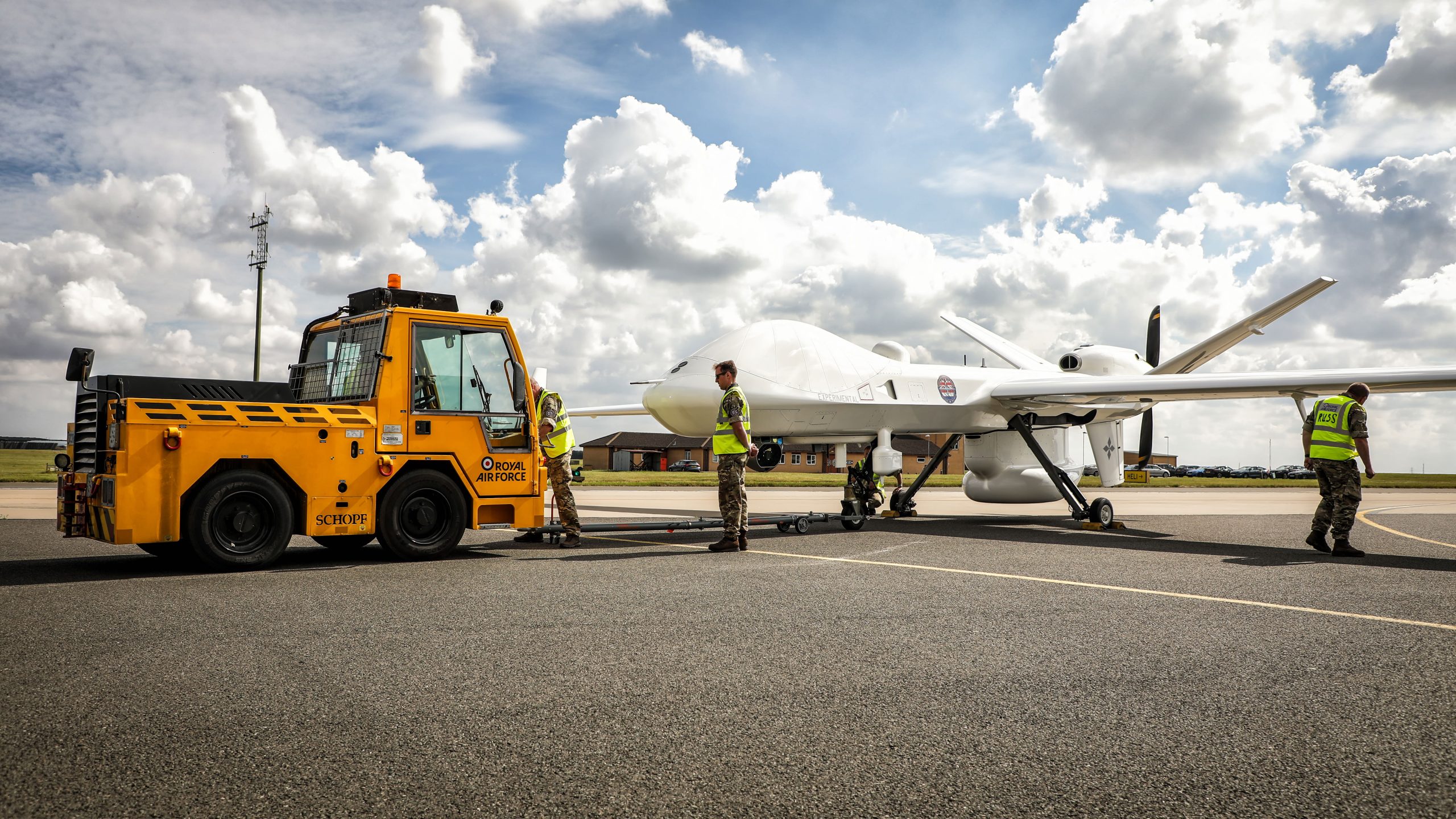 La RAF se prepara para recibir al Protector